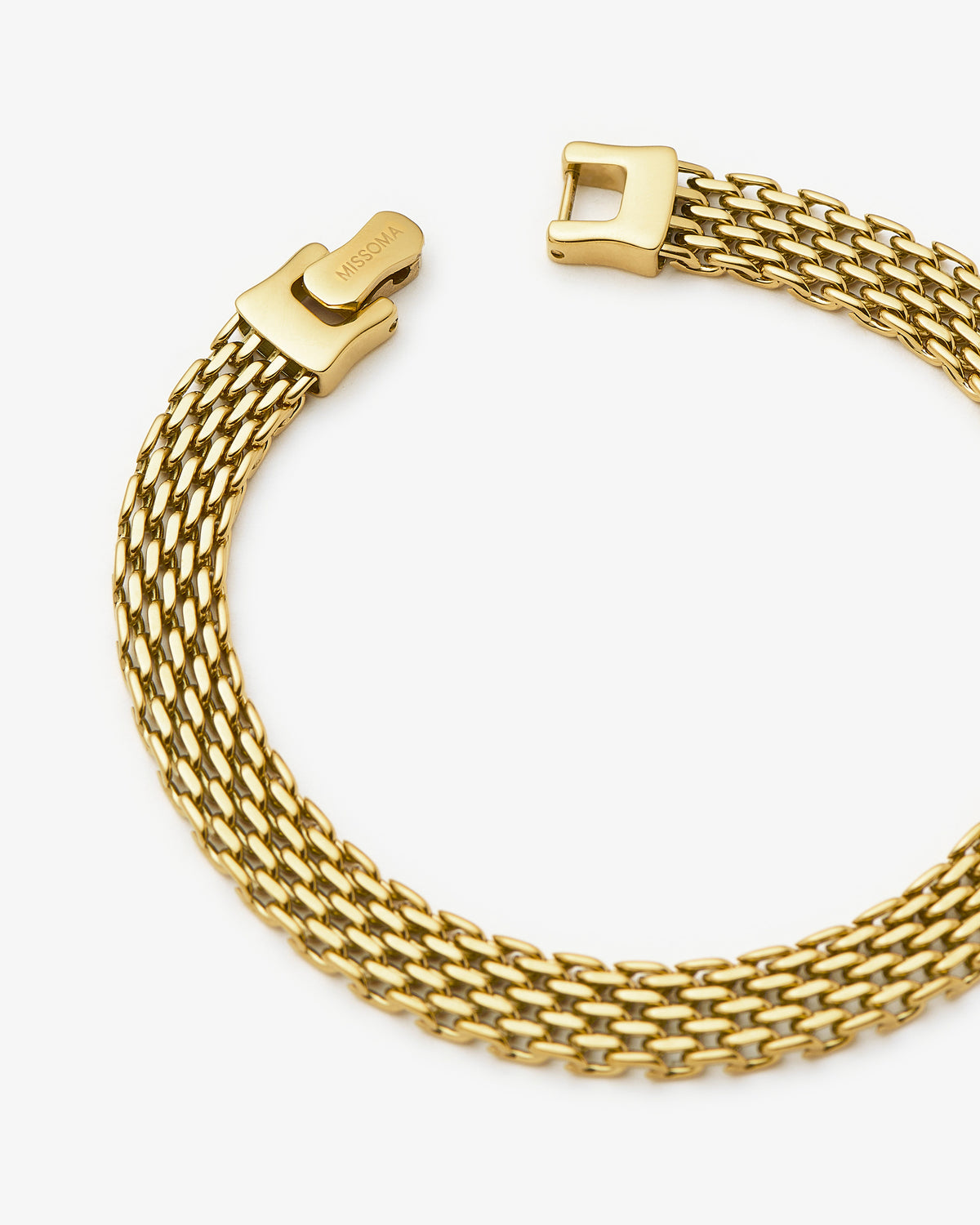 Missoma Heirloom Chain Bracelet in gold-plated metal, second view