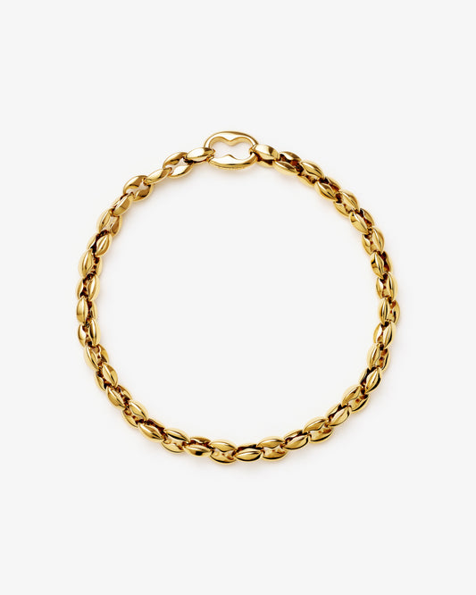 Missoma Mariner Chain Bracelet in gold-plated metal