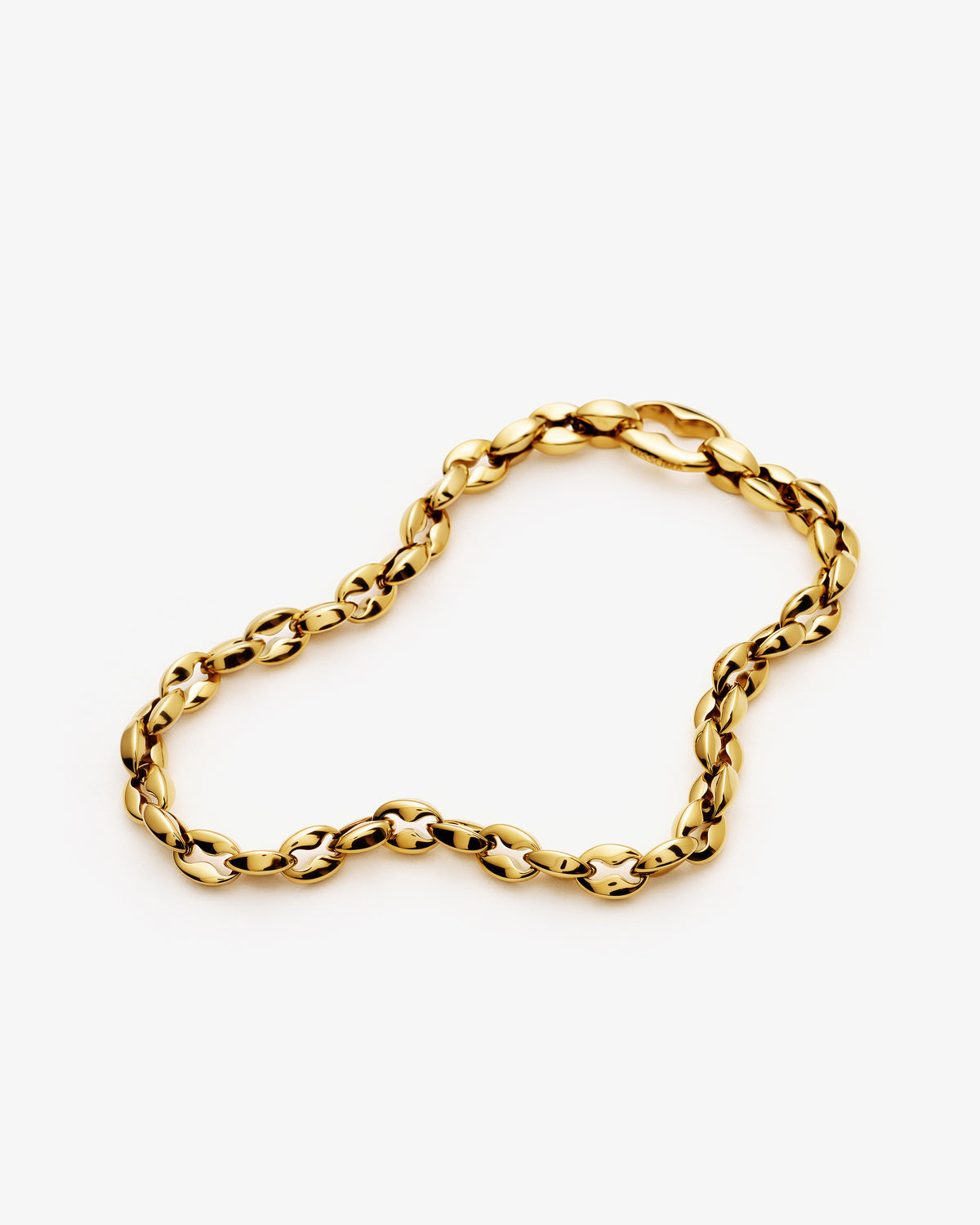 Missoma Mariner Chain Bracelet in gold-plated metal, second view