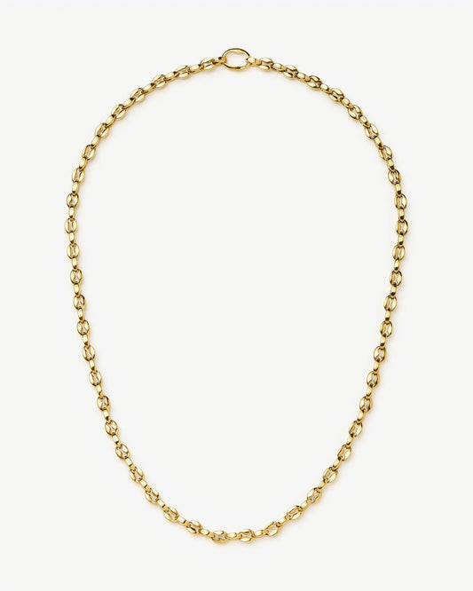 Missoma Mariner Chain Necklace in gold-plated metal