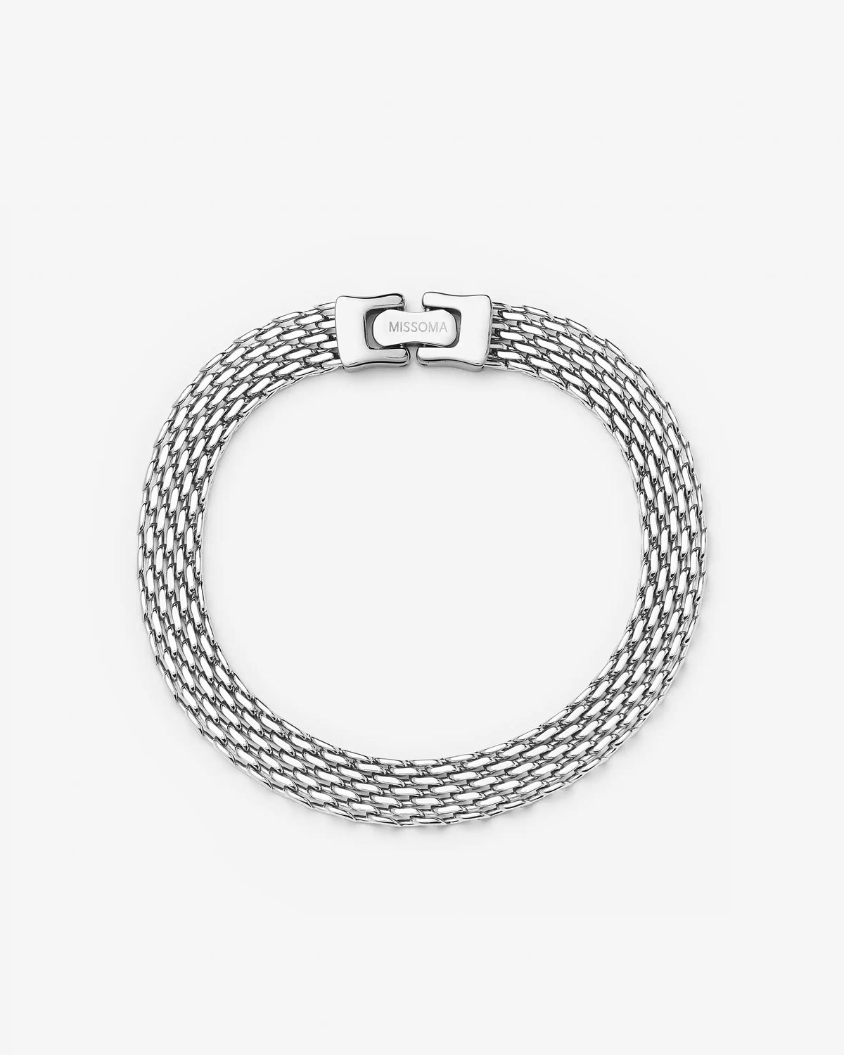 Missoma Heirloom Chain Bracelet in silver/rhodium-plated metal