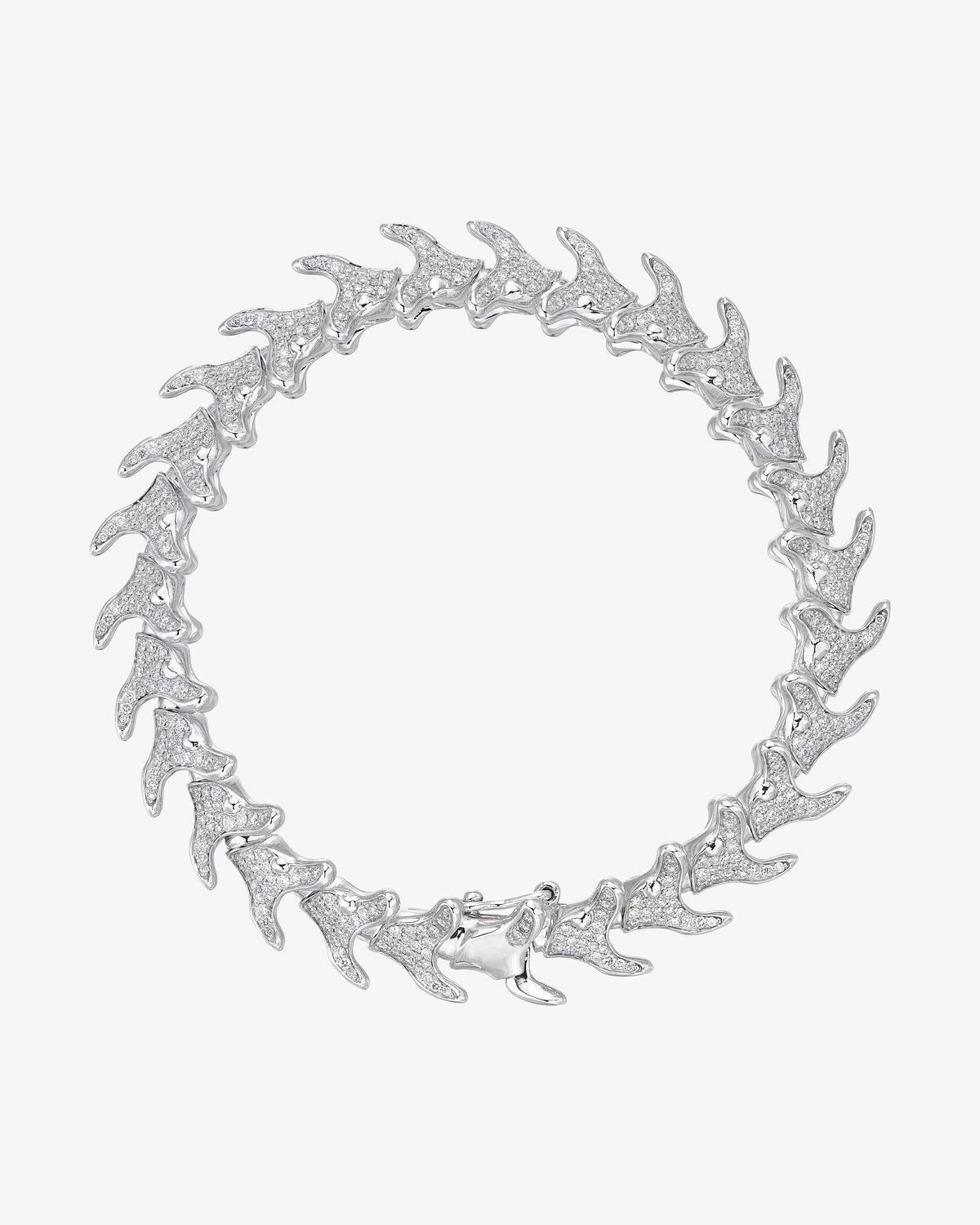 Shaun Leane Fine 18K White Gold Serpent's Trace Diamond Bracelet