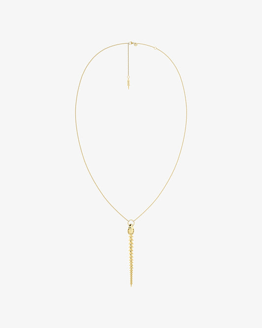 Serpent's Trace Drop Pendant