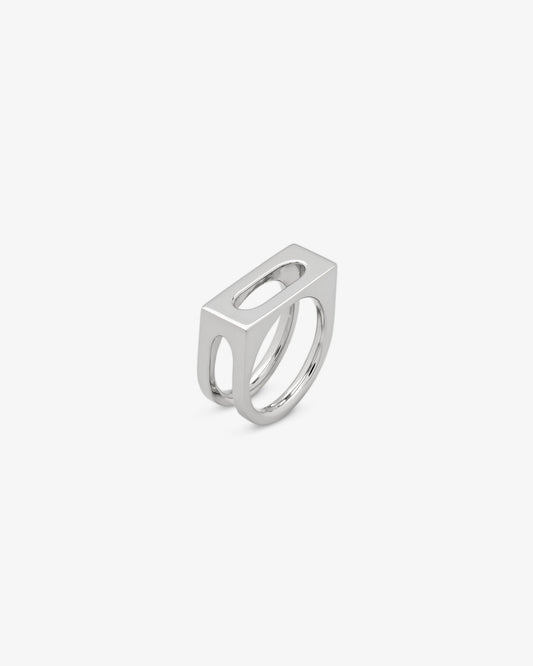 Tom Wood Cage Ring Single in 925 sterling silver