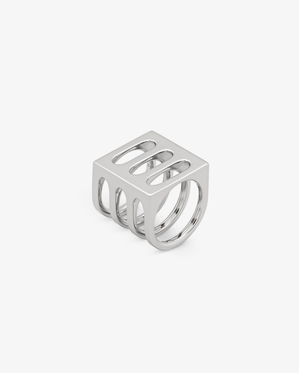 Tom Wood Cage Ring Triple in 925 sterling silver