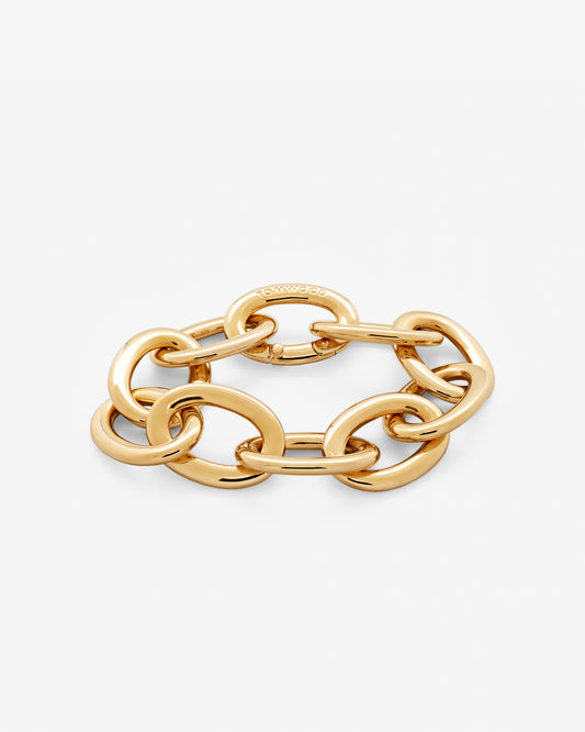 Tom Wood Chunky Link Bracelet in gold-plated sterling silver