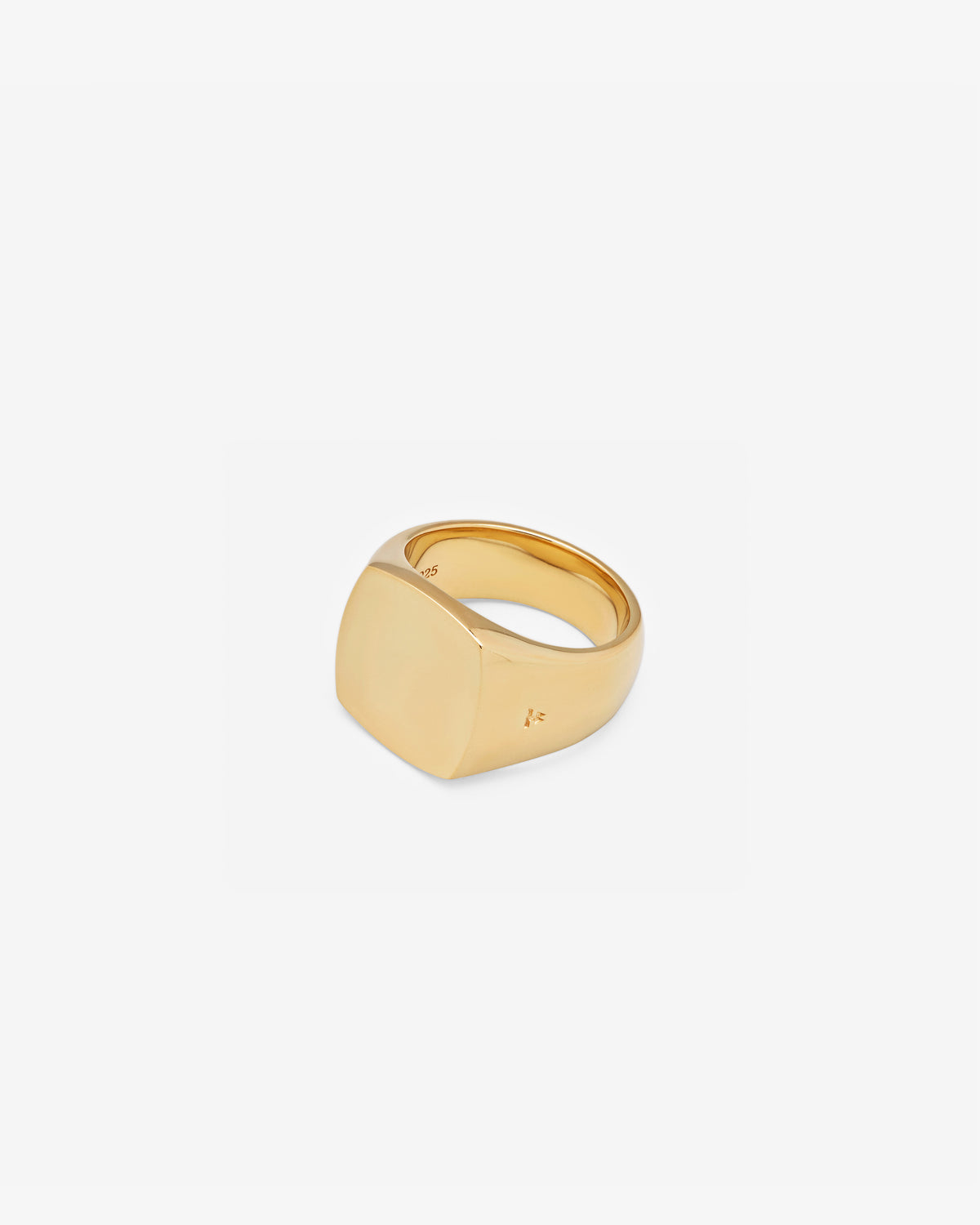 Tom Wood 9K Gold Cushion Ring, second view