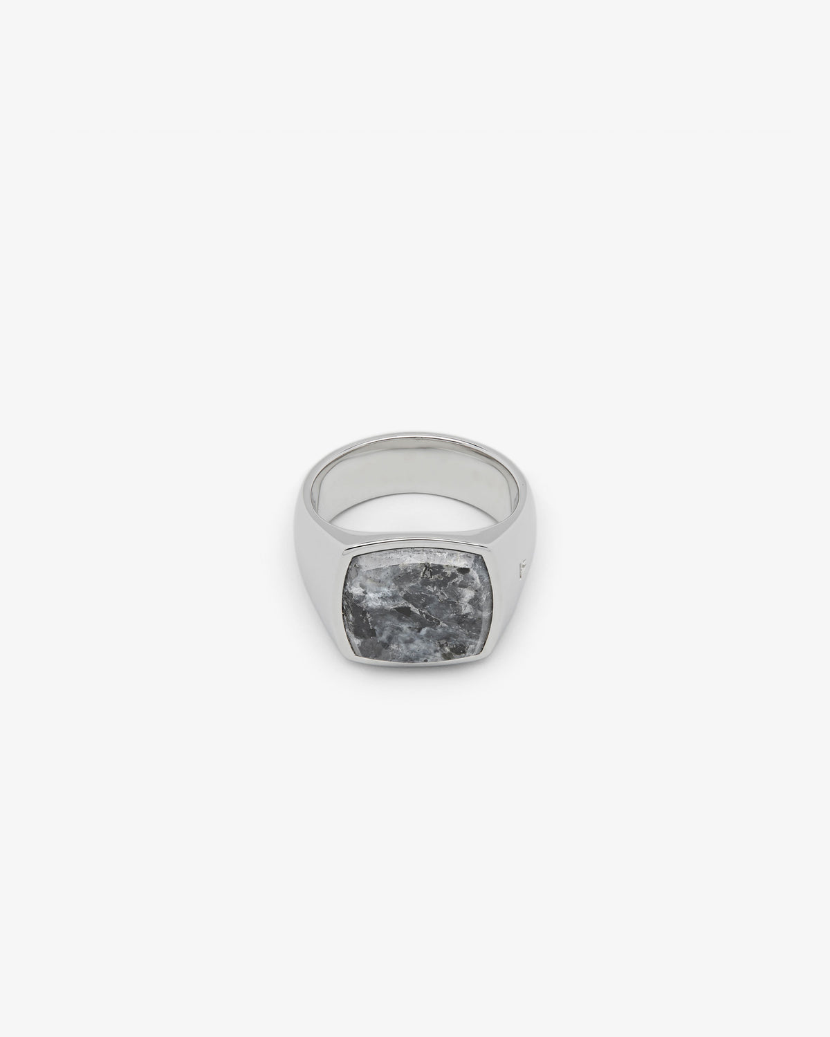 Tom Wood Cushion Ring Larvikite