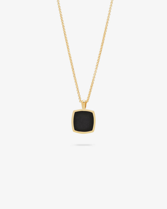 Tom Wood Cushion Pendant Onyx
