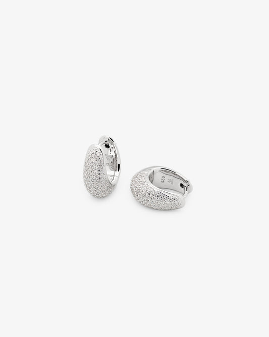 Tom Wood Ice Hoops Small Pave