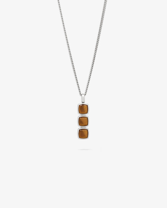 Tom Wood Mini Cushion Pendant Tiger Eye