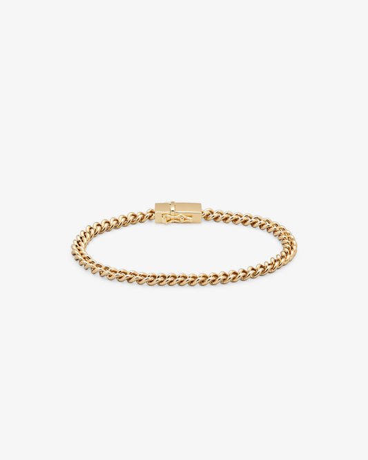 Tom Wood Rounded Curb Bracelet Thin
