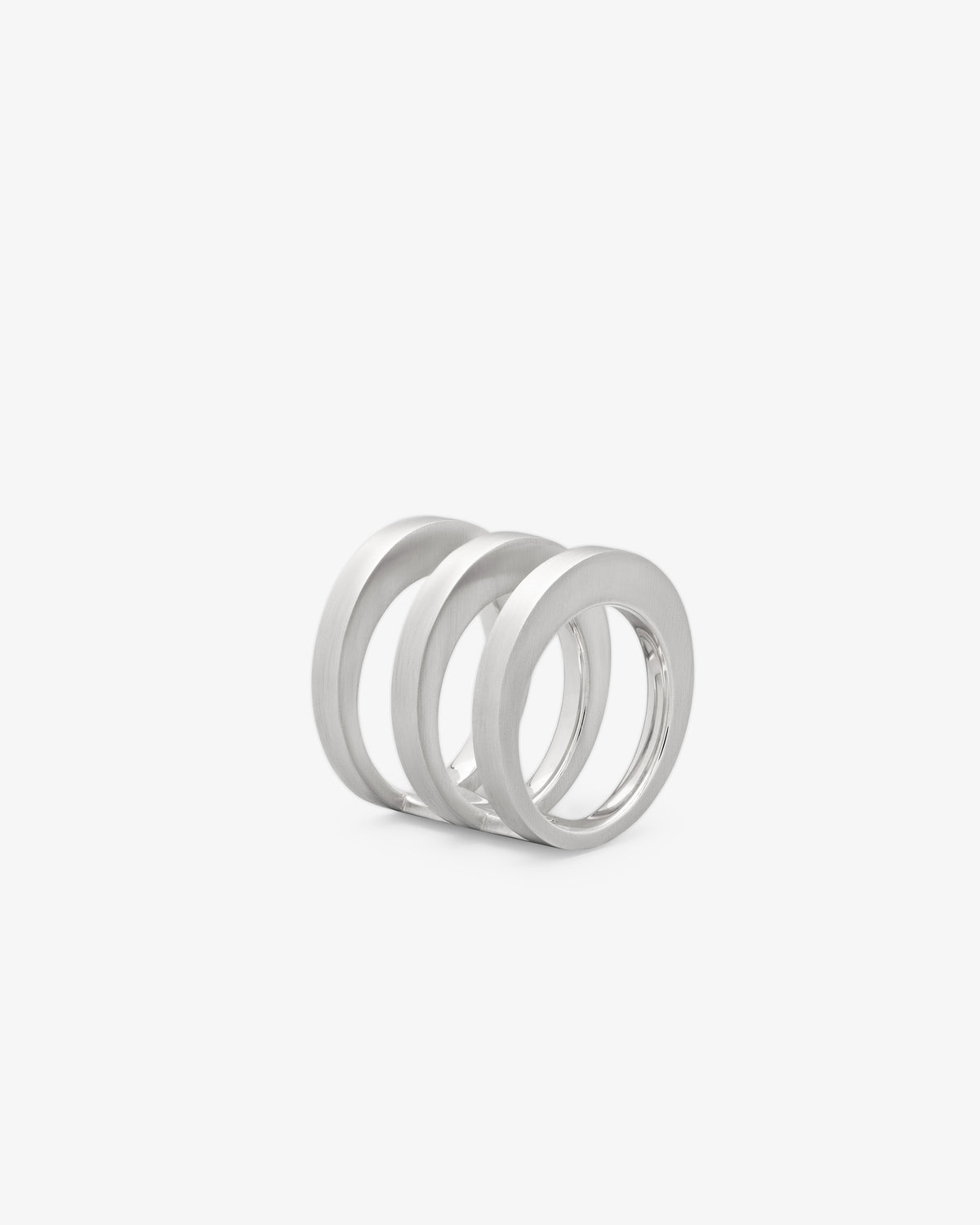 Tom Wood Vault Triple Ring in 925 sterling silver