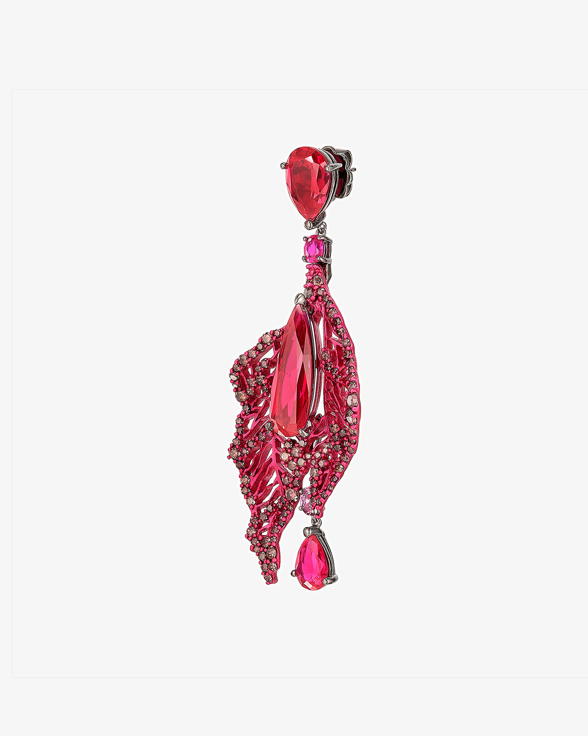 Anabela Chan Ruby Atlantis Drop Earrings