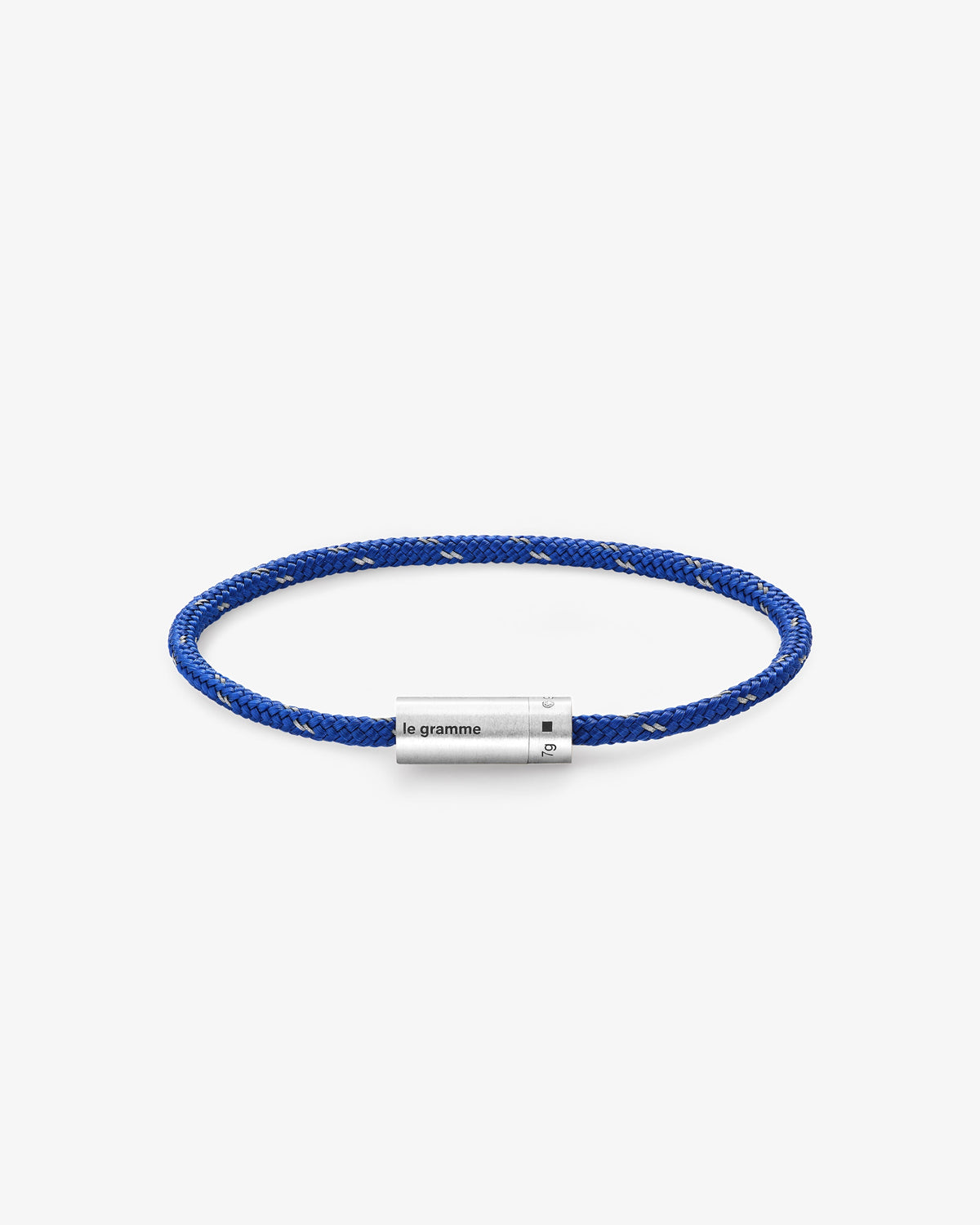 Le gramme 7g brushed blue royal technical nato bracelet