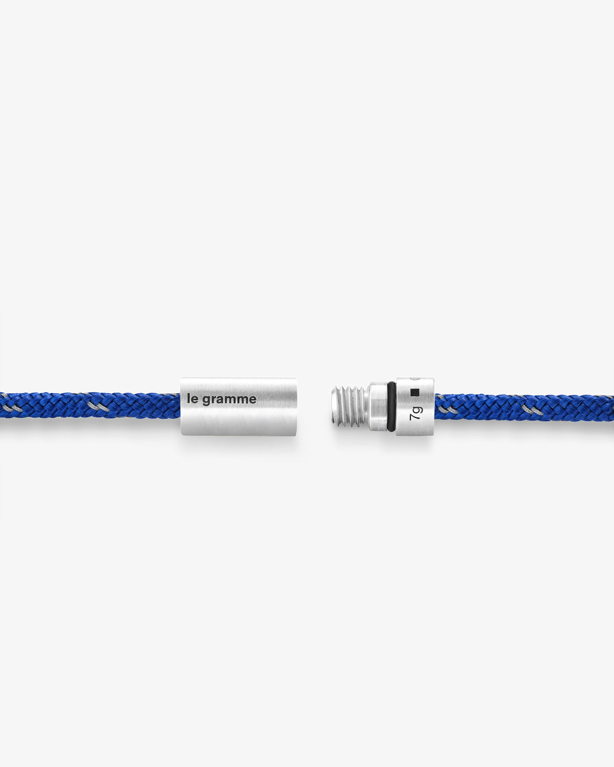Le gramme 7g brushed blue royal technical nato bracelet