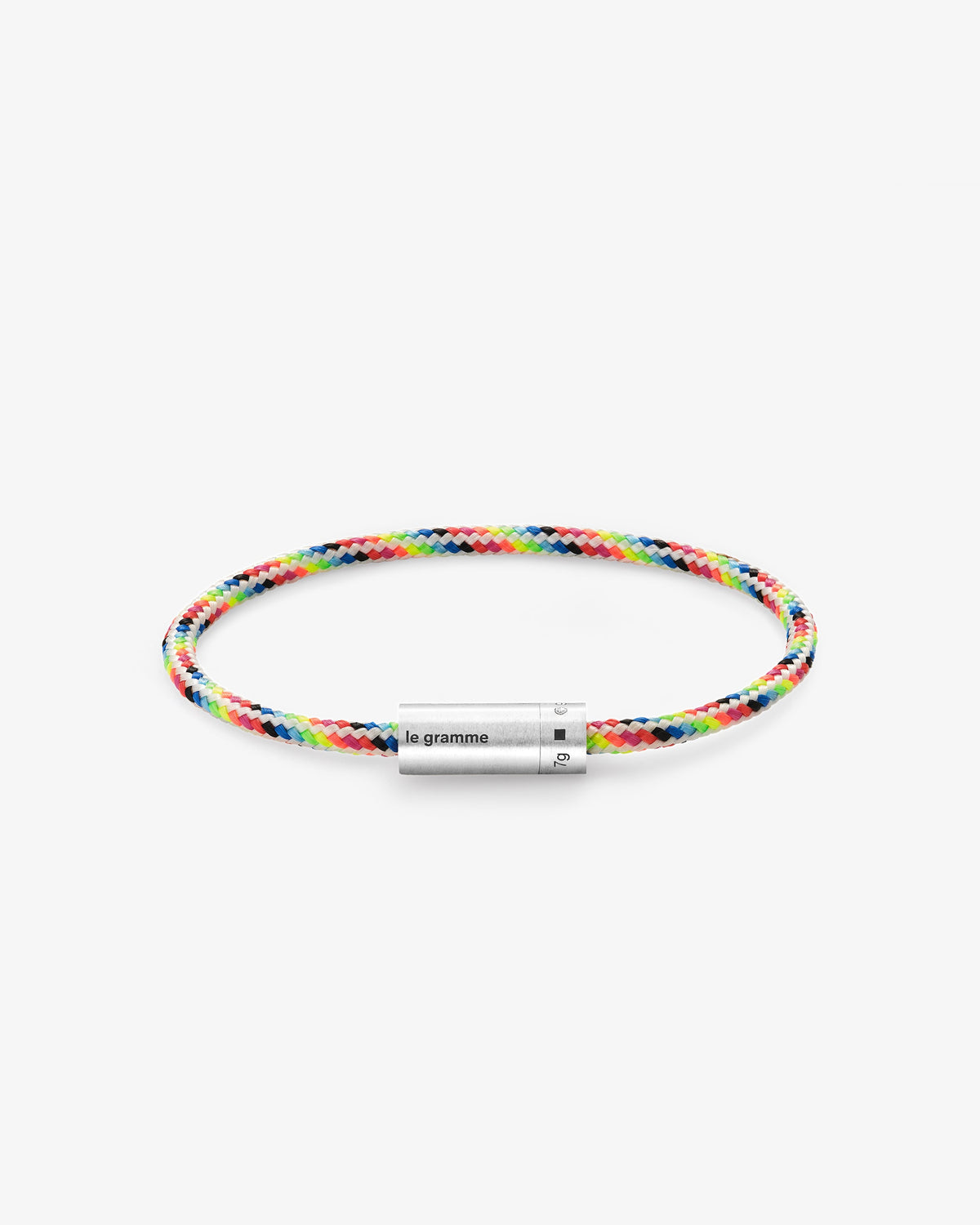 Le gramme 7g brushed multi color technical nato bracelet