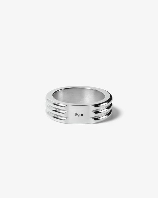 Le gramme 9g godron polished ring