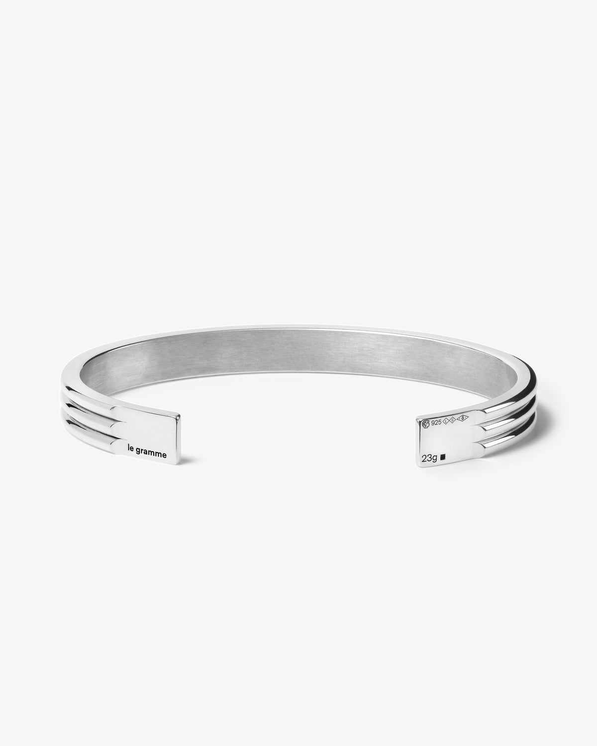 Le gramme 30g godron ribbon bracelet