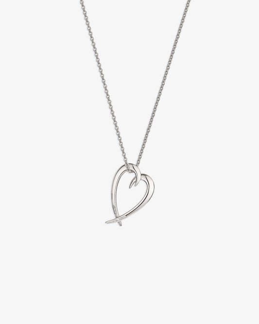 Shaun Leane Hook Heart Diamond Pendant