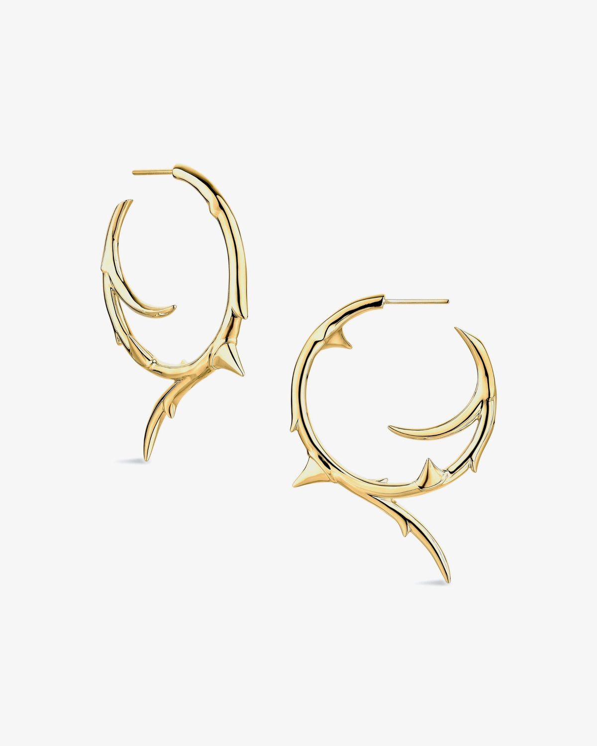 Shaun Leane Rose Thorn Medium Hoop Earrings