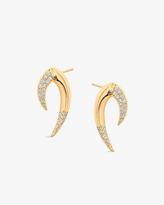 Shaun Leane 18K Gold Talon Diamond Earrings