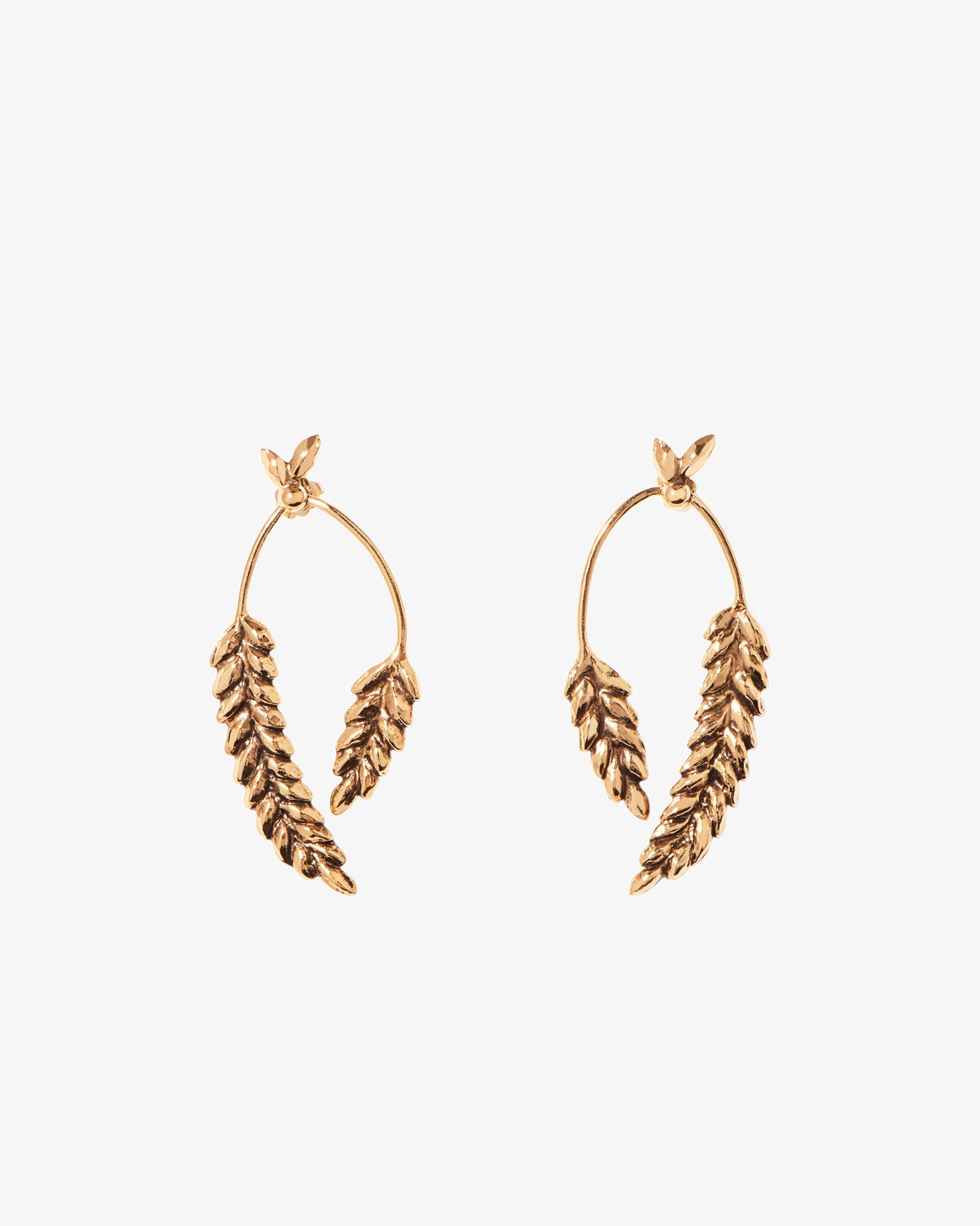 Aurelie Bidermann Wheat Earrings