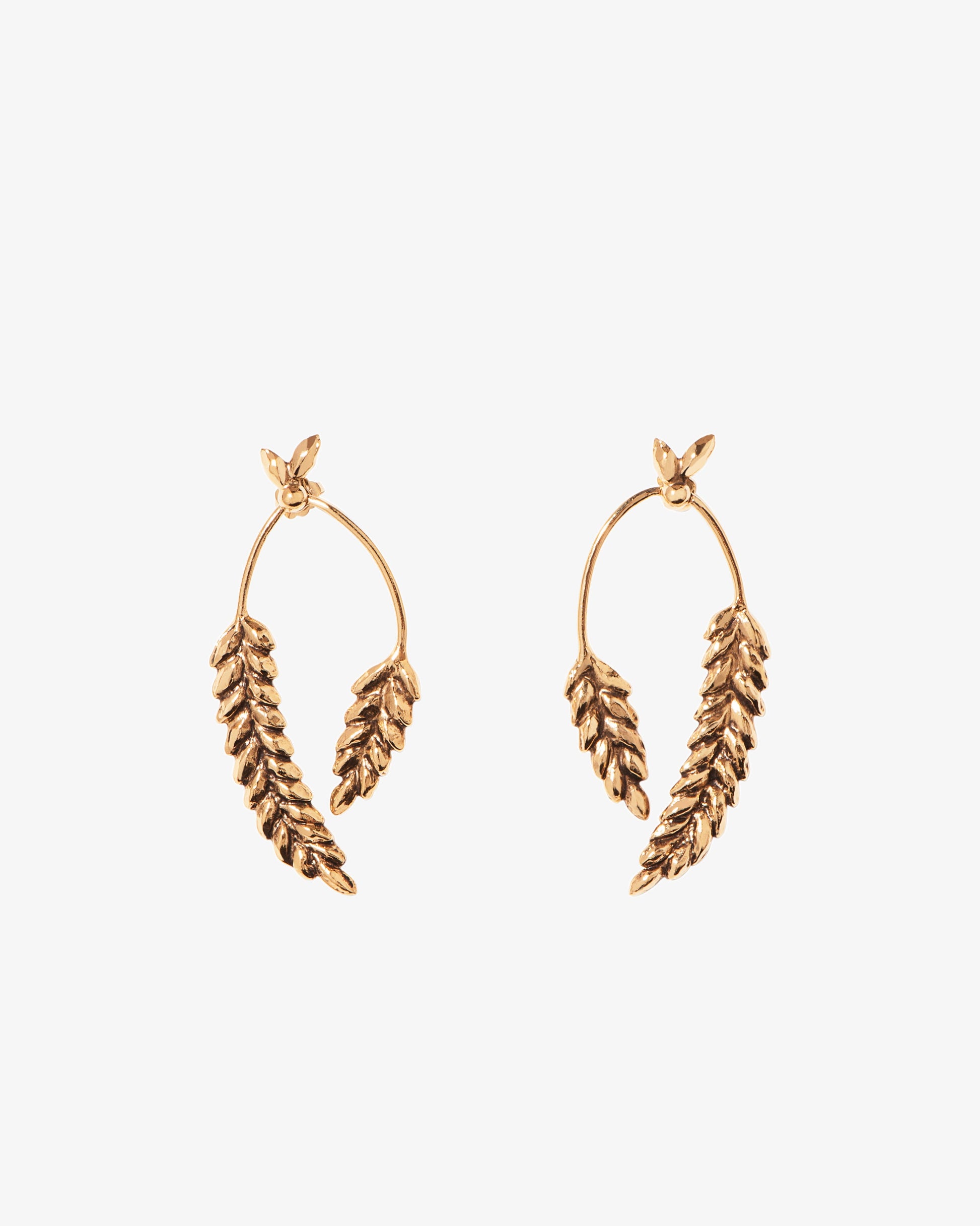 Aurelie Bidermann Wheat Earrings
