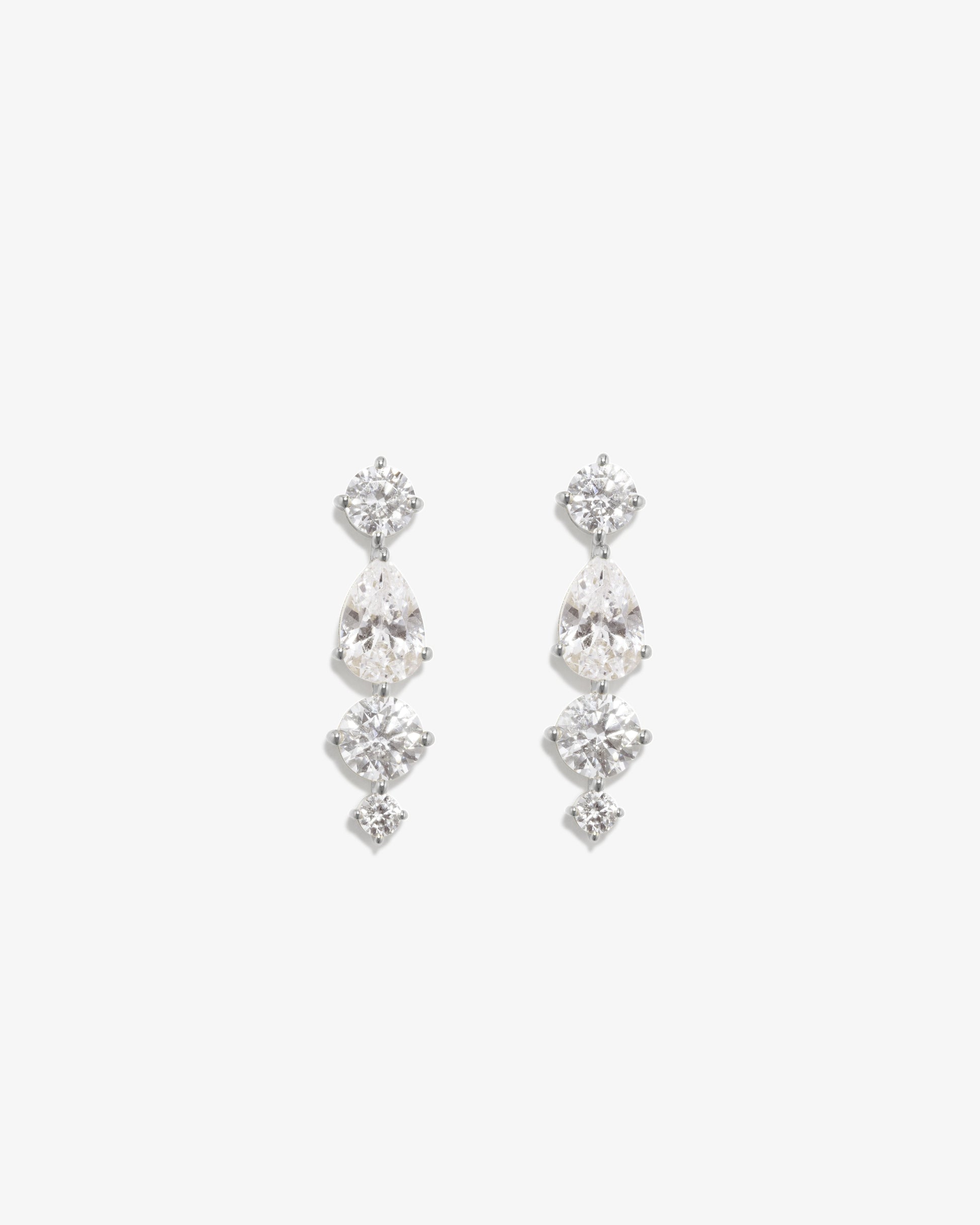 Completed Works – Elegant Crystal Earrings