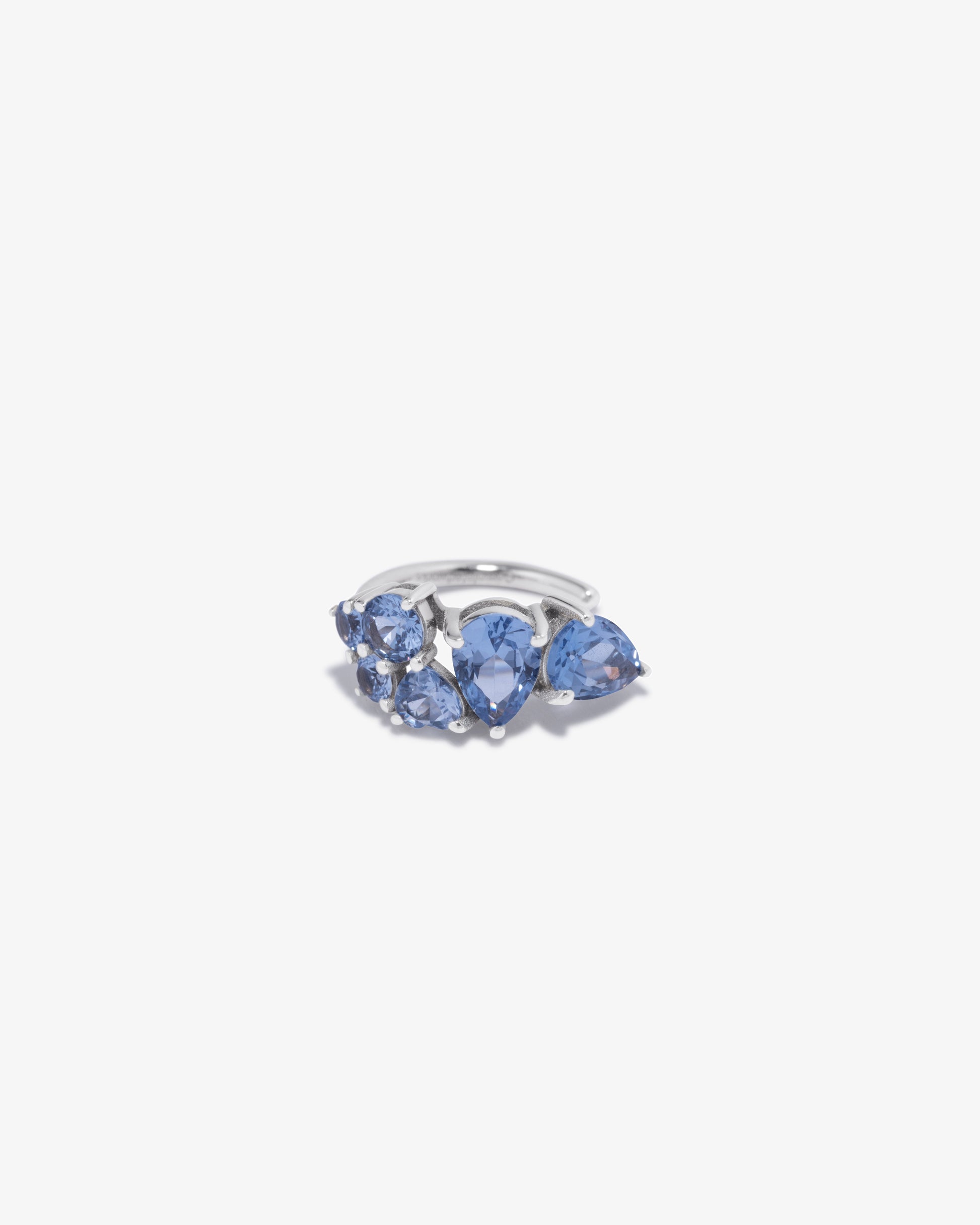 Completed Works – Blue Crystal Ear Cuff