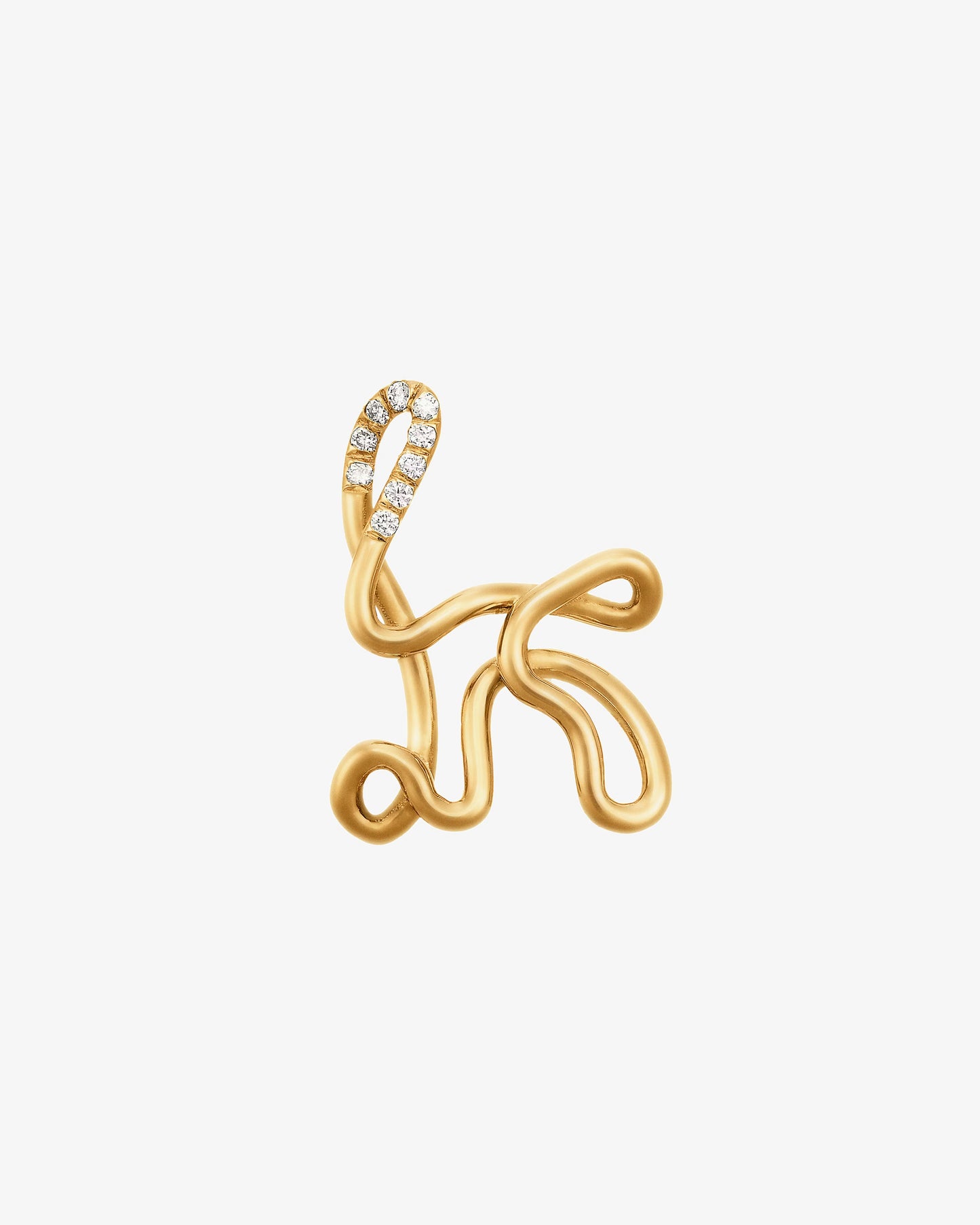 18K Gold Alphajoaillerie Diamond Necklace
