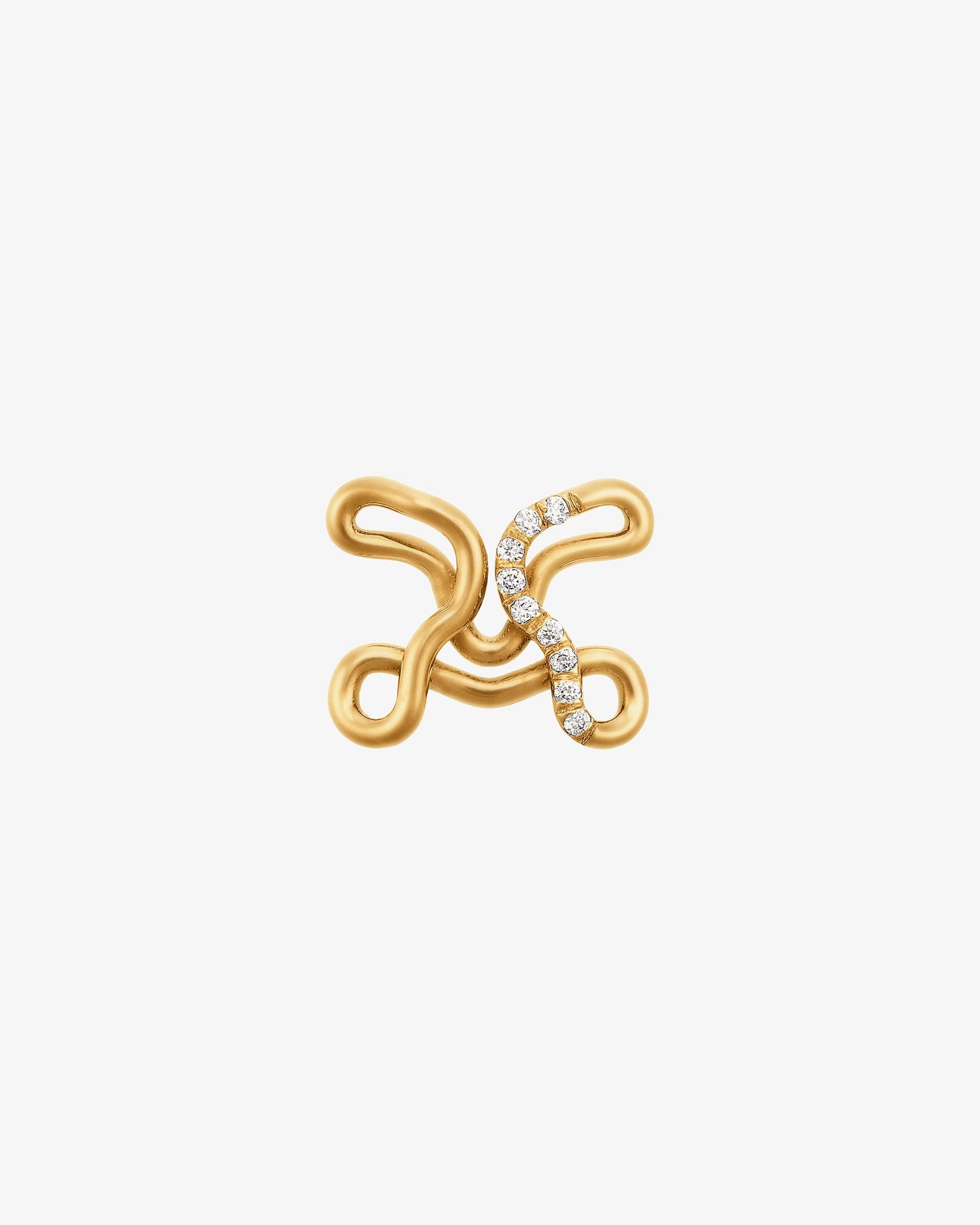 18K Gold Alphajoaillerie Diamond Necklace