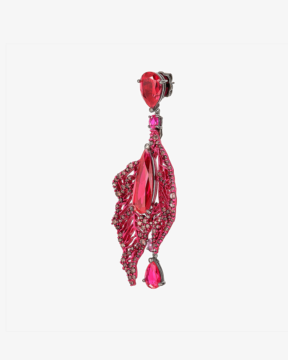 Anabela Chan Ruby Atlantis Drop Earrings