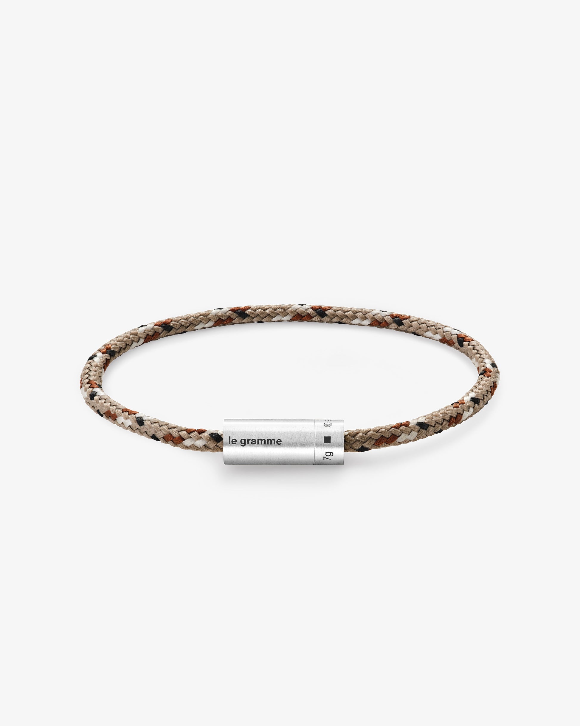 Le gramme 7g brushed beige technical nato bracelet