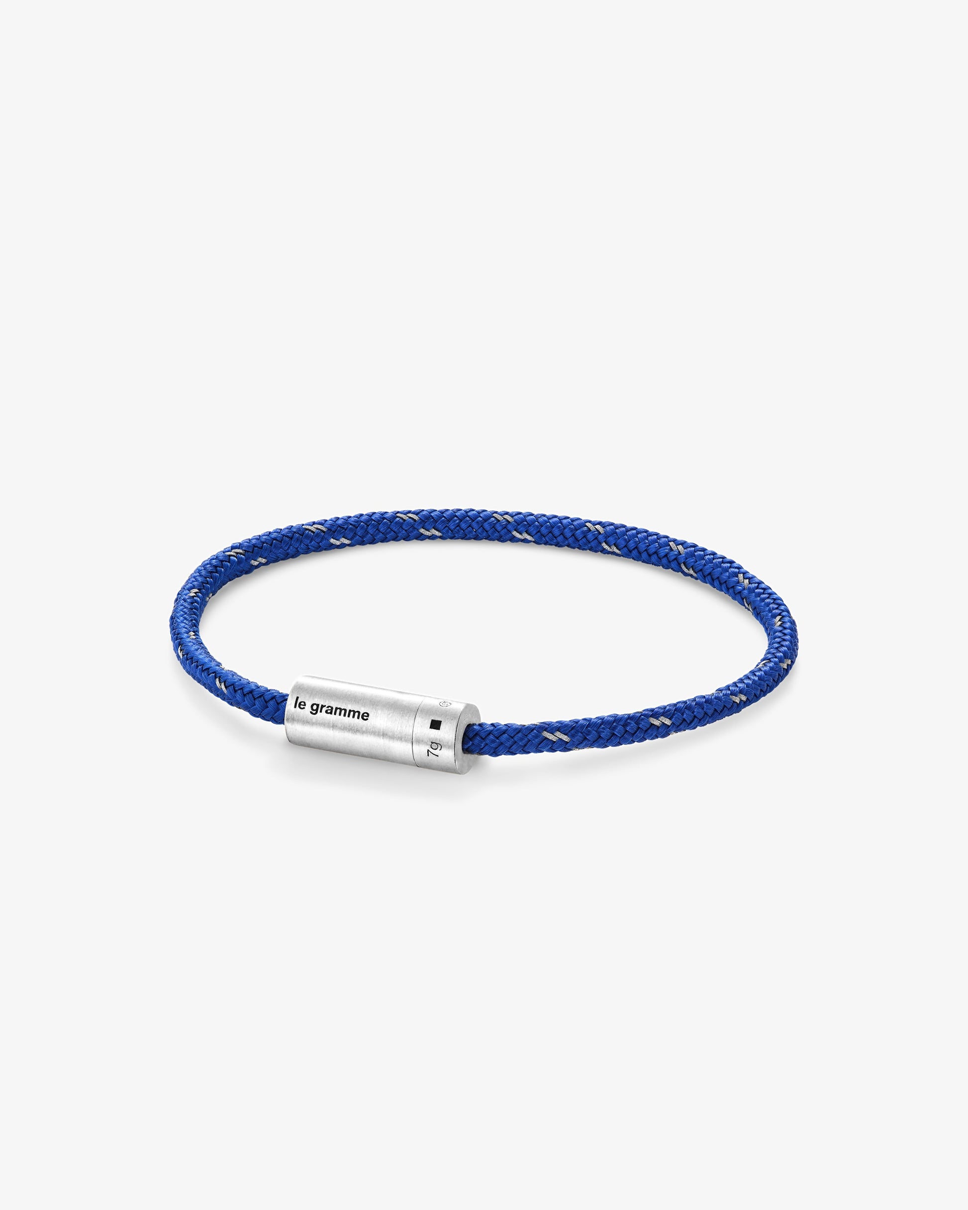 Le gramme 7g brushed blue royal technical nato bracelet