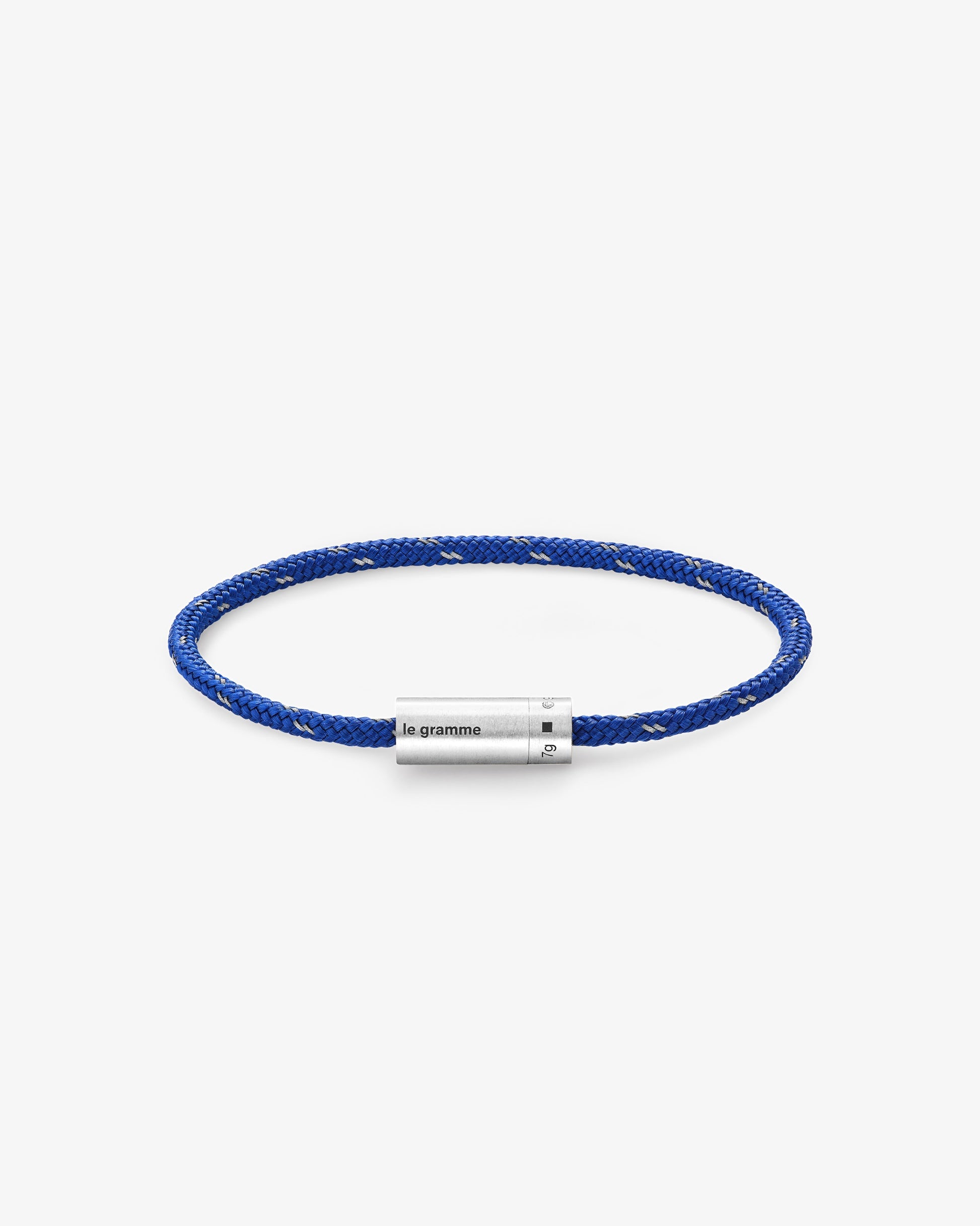 Le gramme 7g brushed blue royal technical nato bracelet