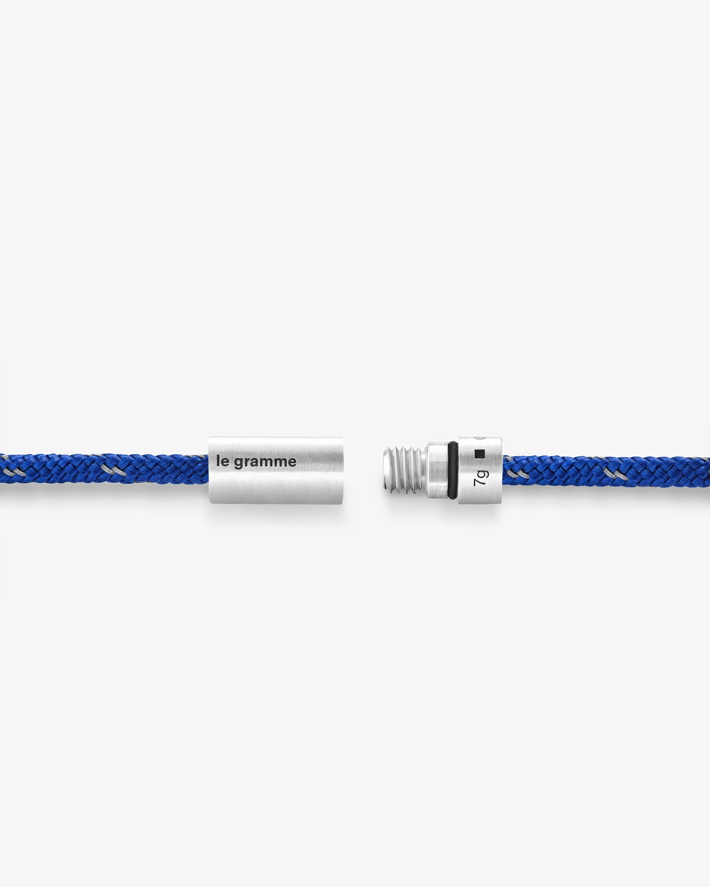 Le gramme 7g brushed blue royal technical nato bracelet