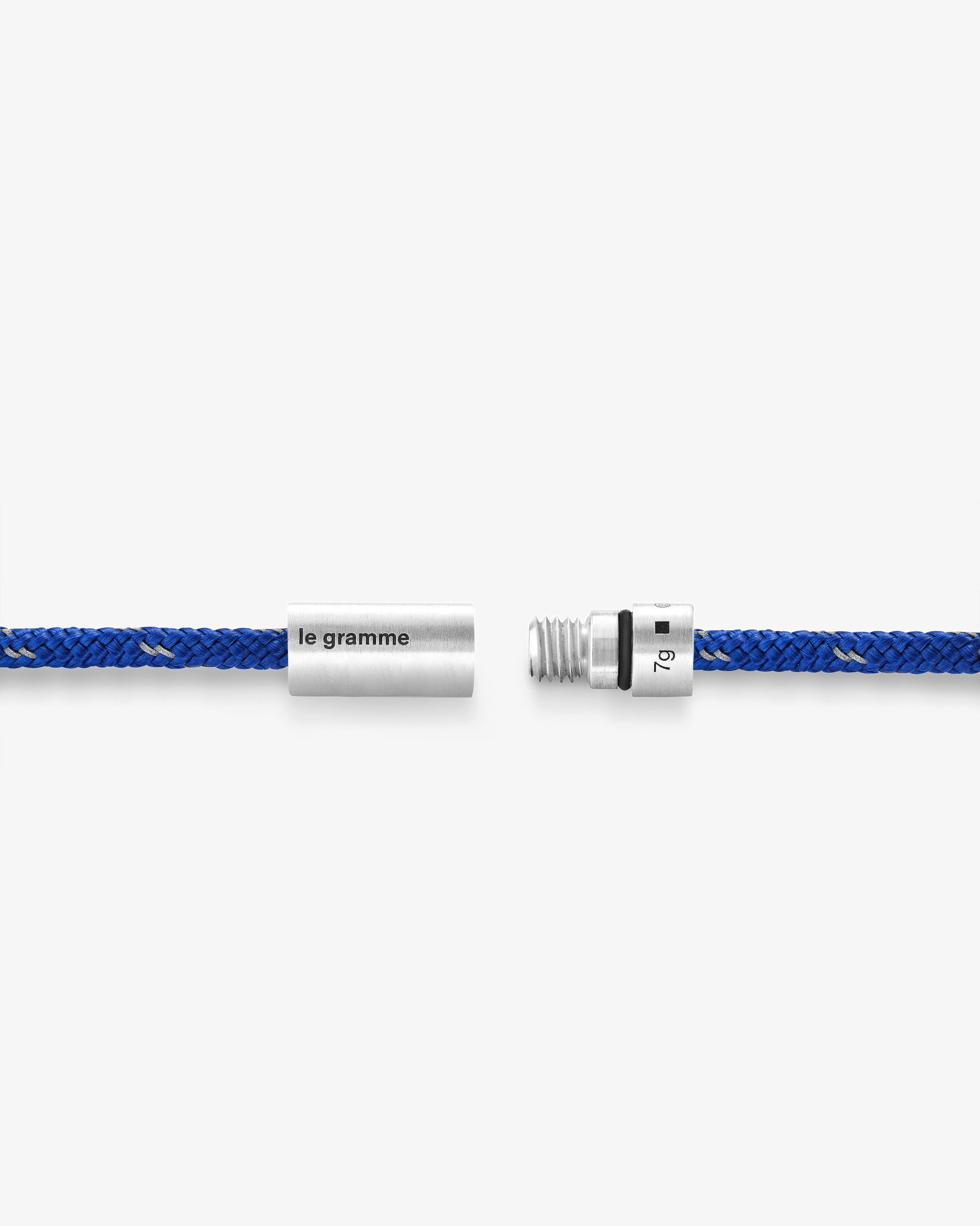 Le gramme 7g brushed blue royal technical nato bracelet
