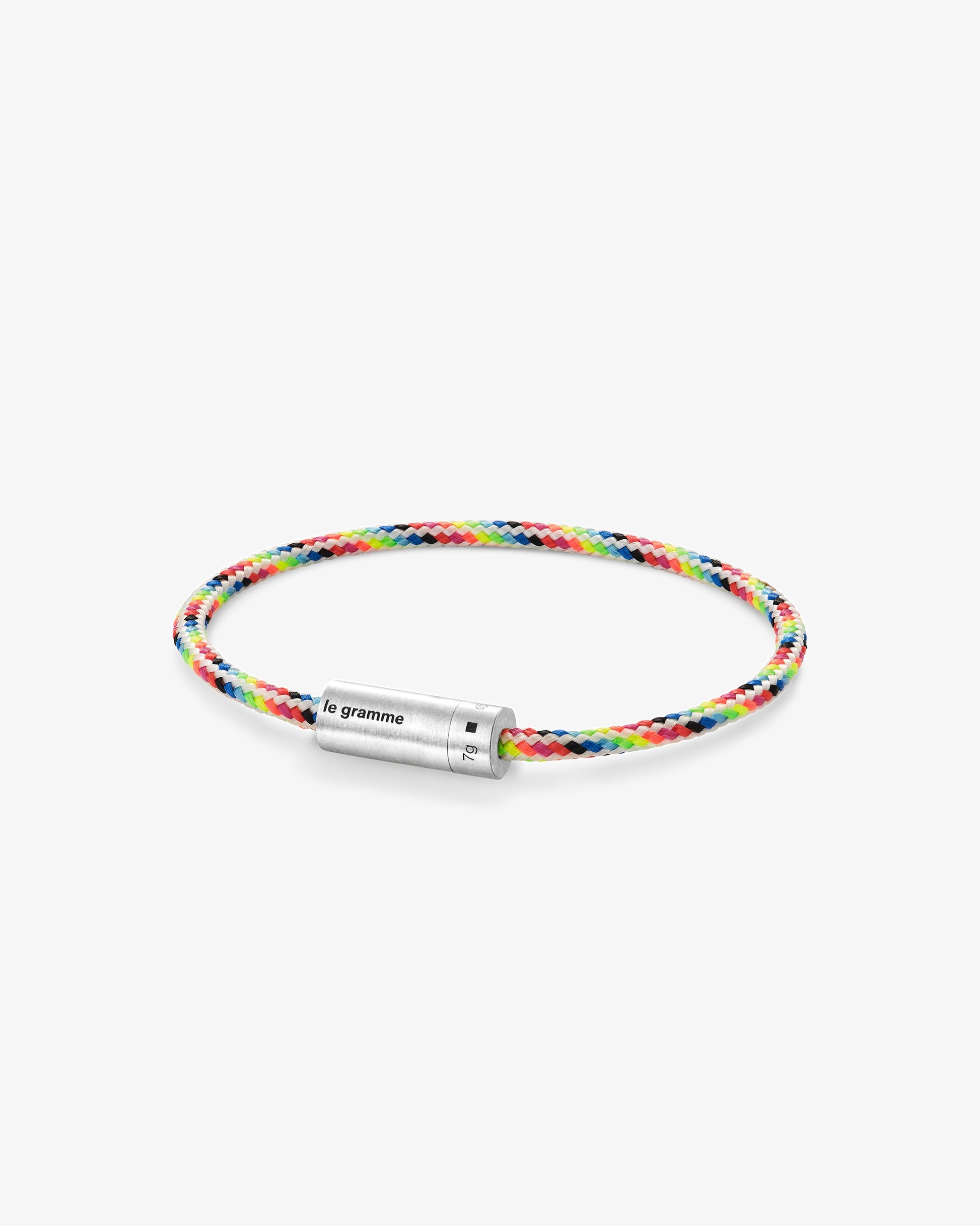 Le gramme 7g brushed multi color technical nato bracelet