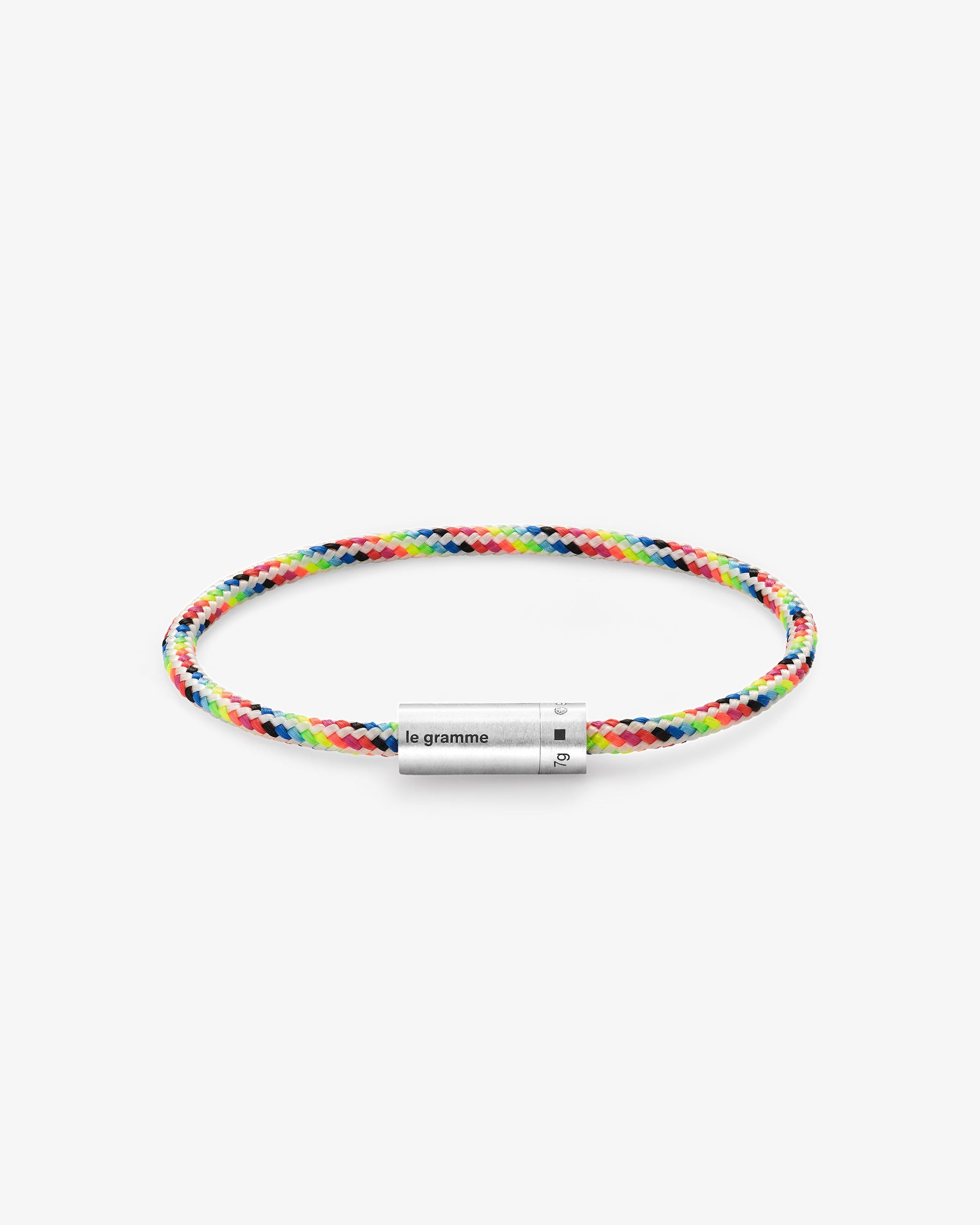 Le gramme 7g brushed multi color technical nato bracelet