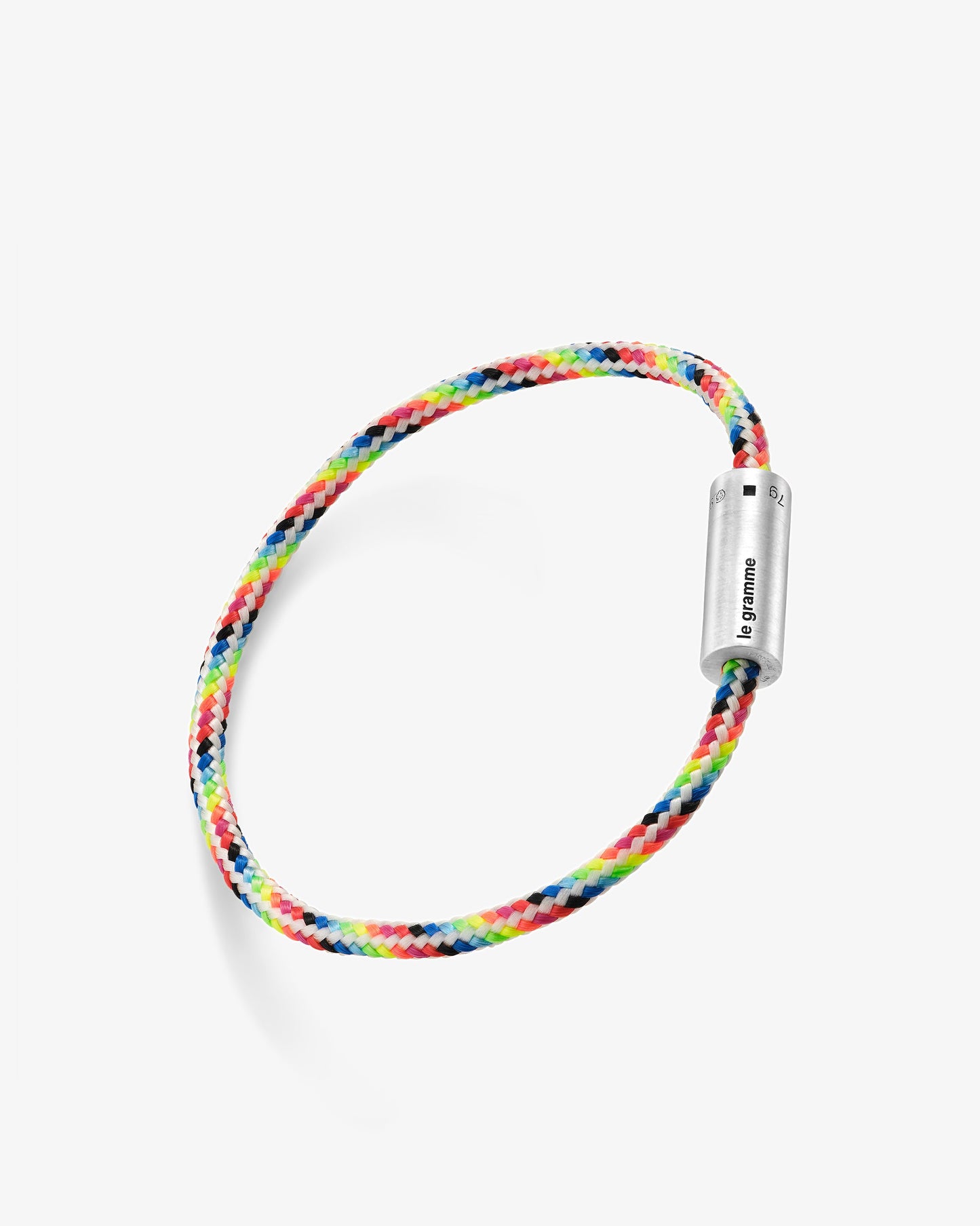 Le gramme 7g brushed multi color technical nato bracelet