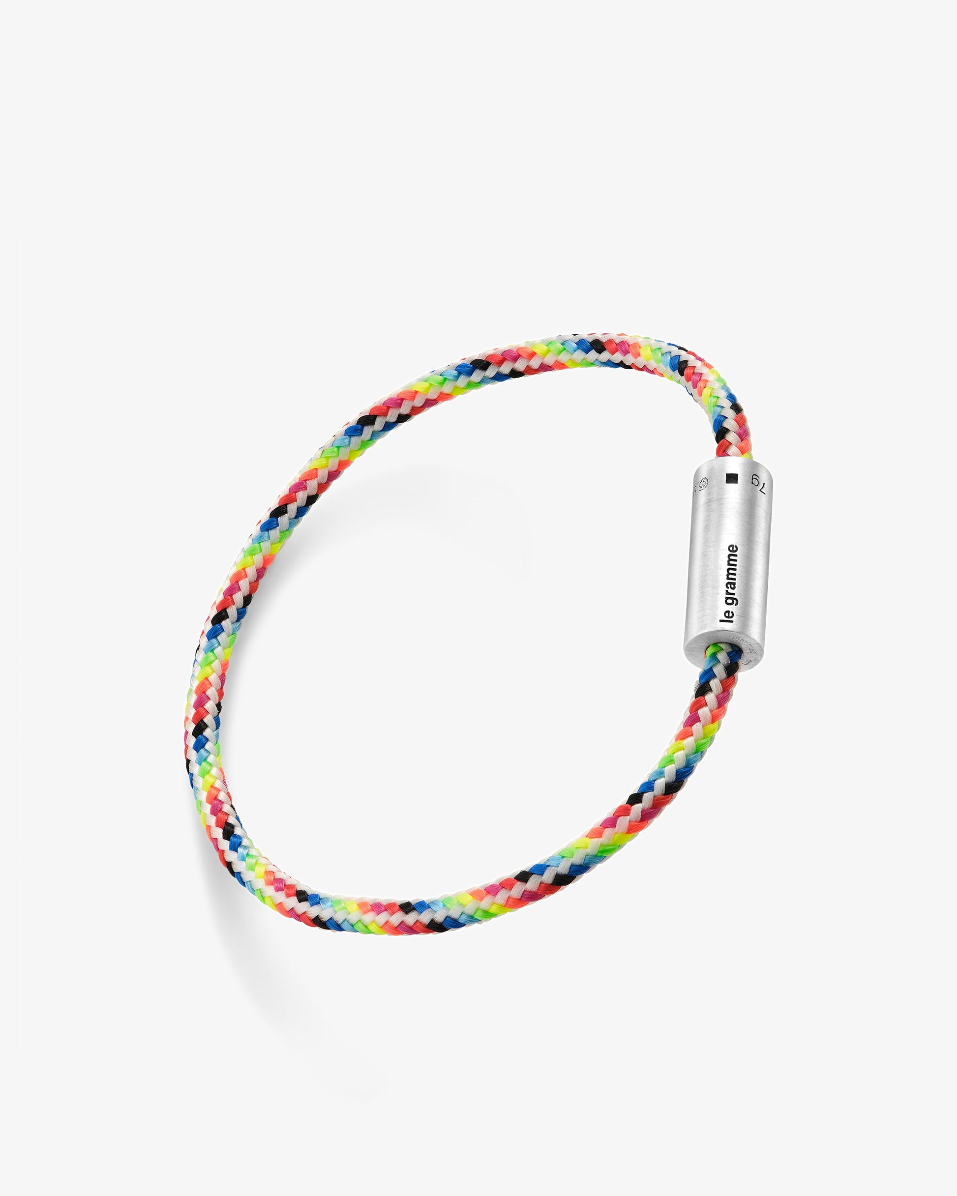 Le gramme 7g brushed multi color technical nato bracelet