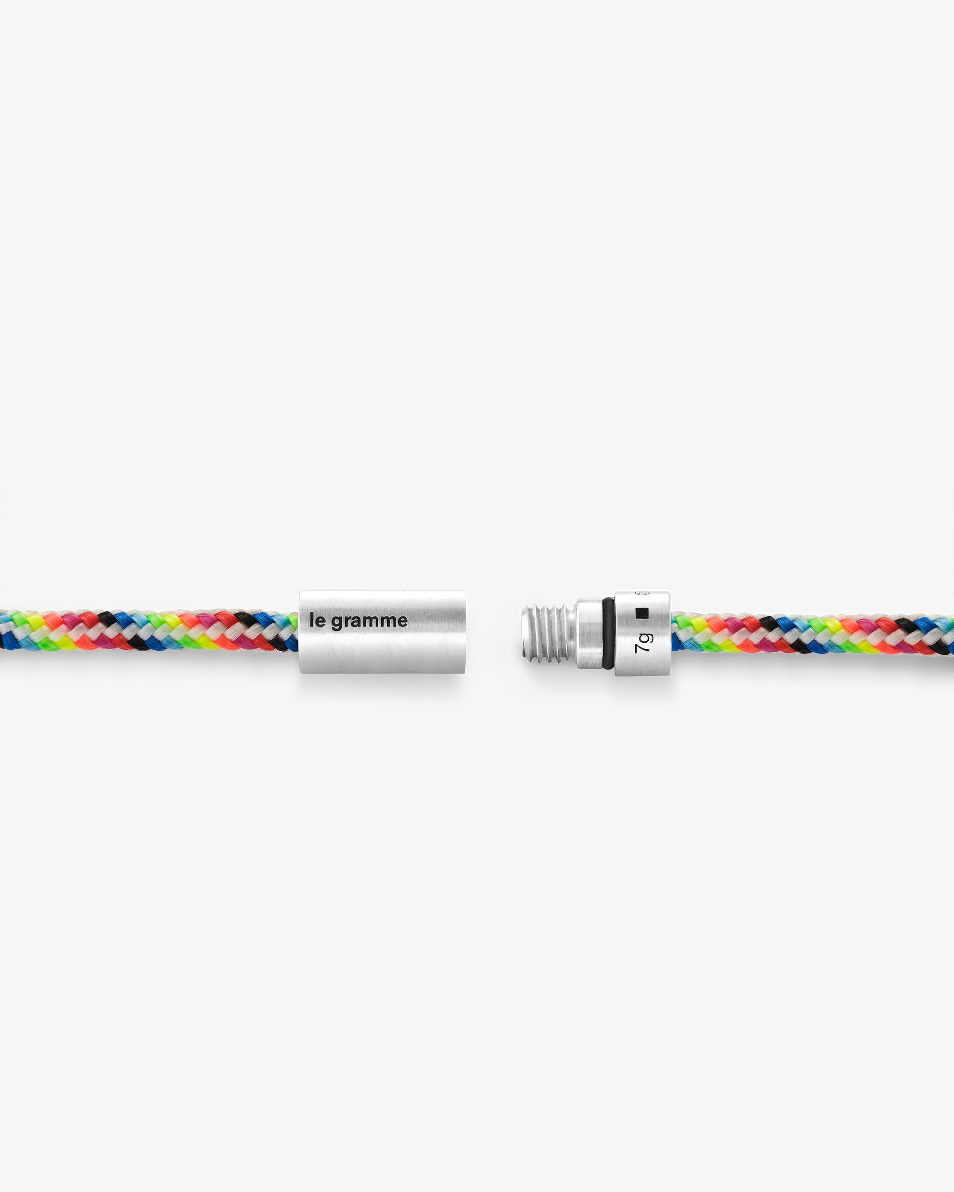 Le gramme 7g brushed multi color technical nato bracelet