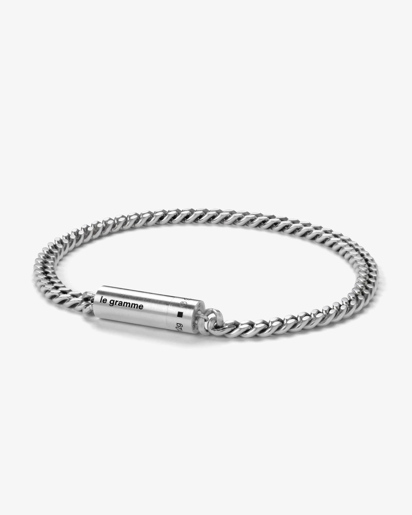 Le gramme 12g curb chain cable bracelet