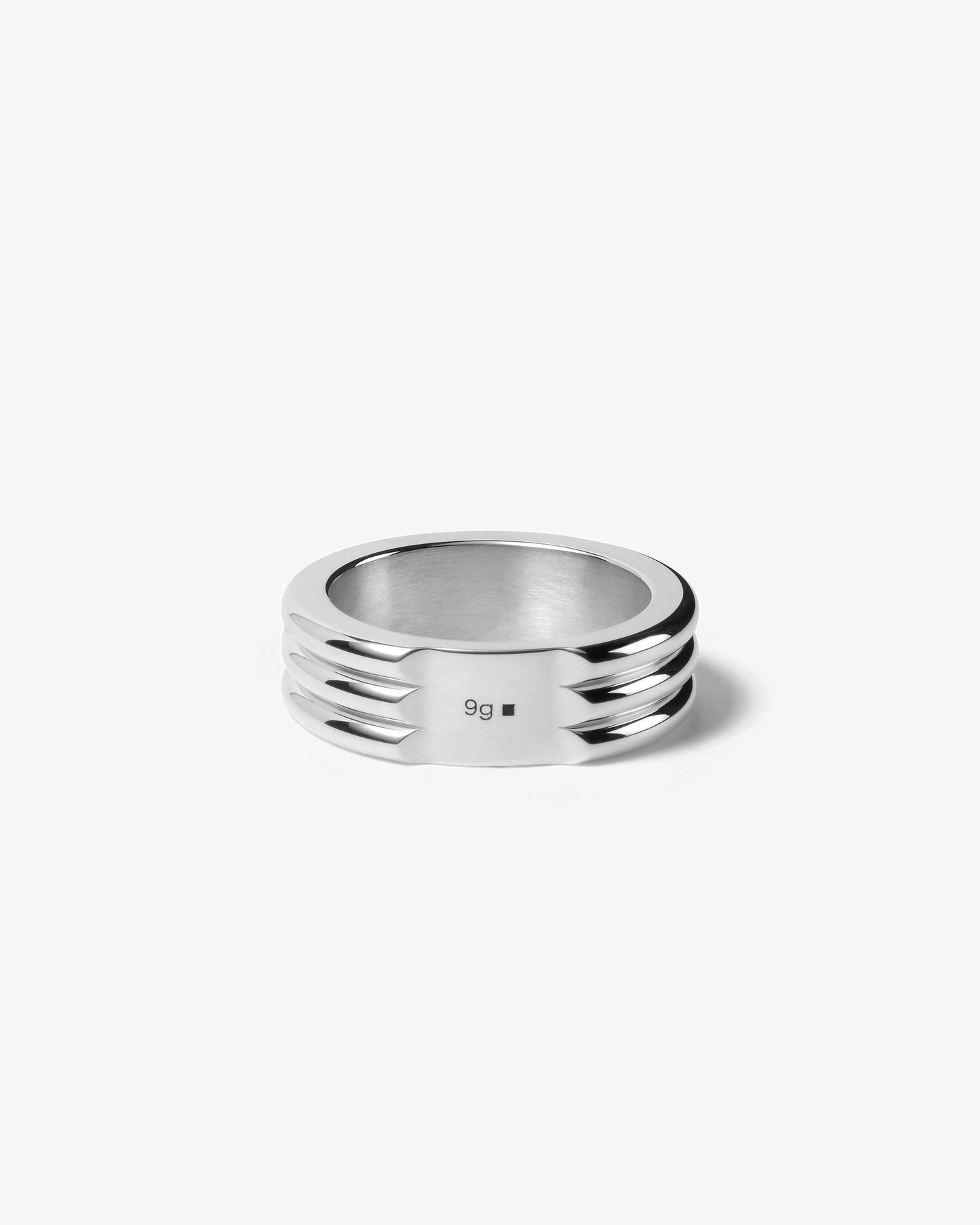Le gramme 9g godron polished ring
