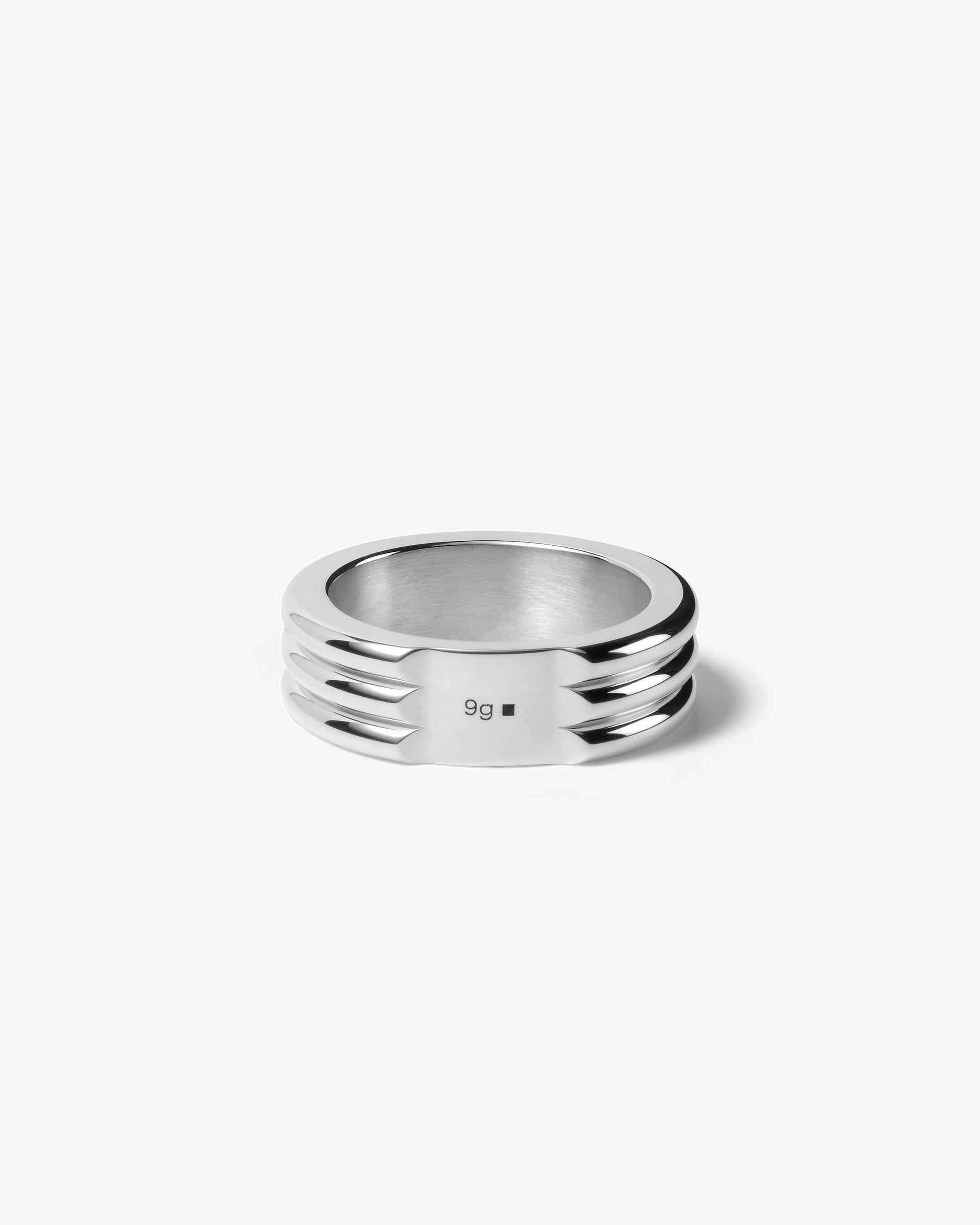 Le gramme 9g godron polished ring