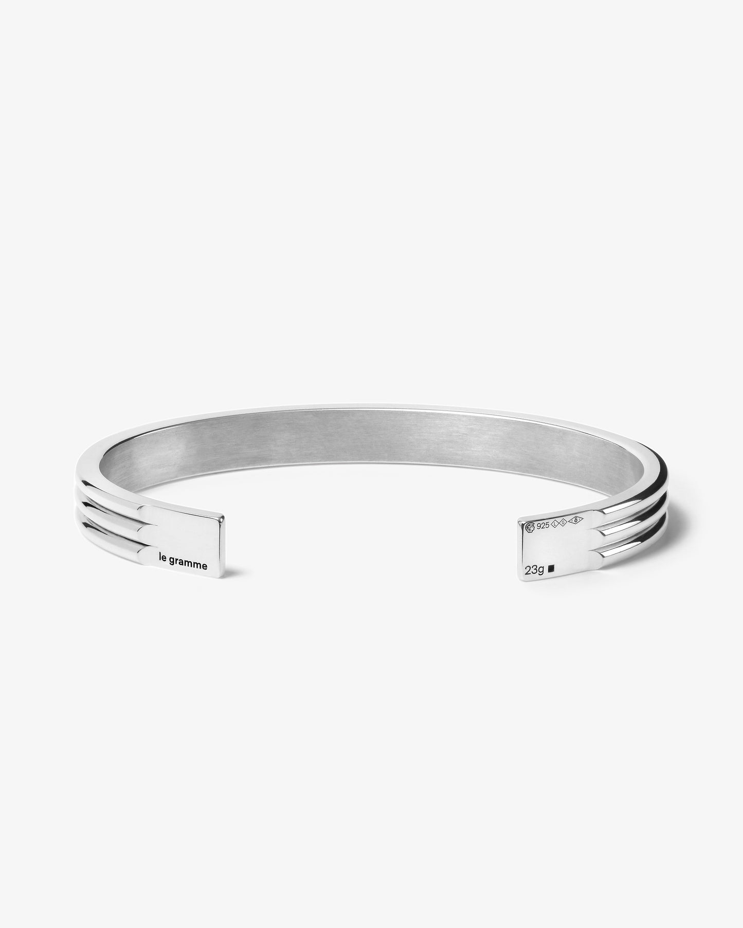Le gramme 30g godron ribbon bracelet