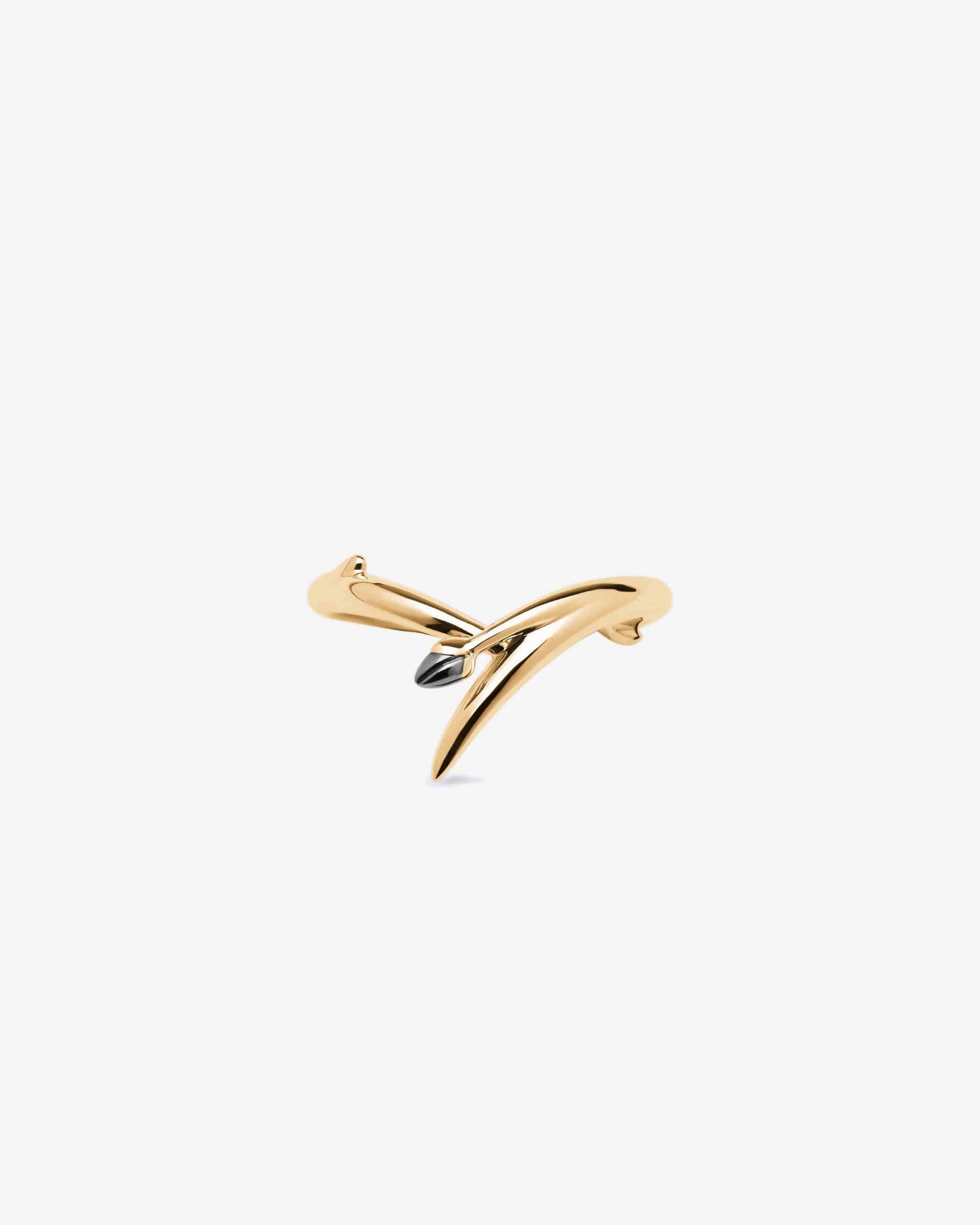 Shaun Leane Black Orchid Interlocking Bud Ring