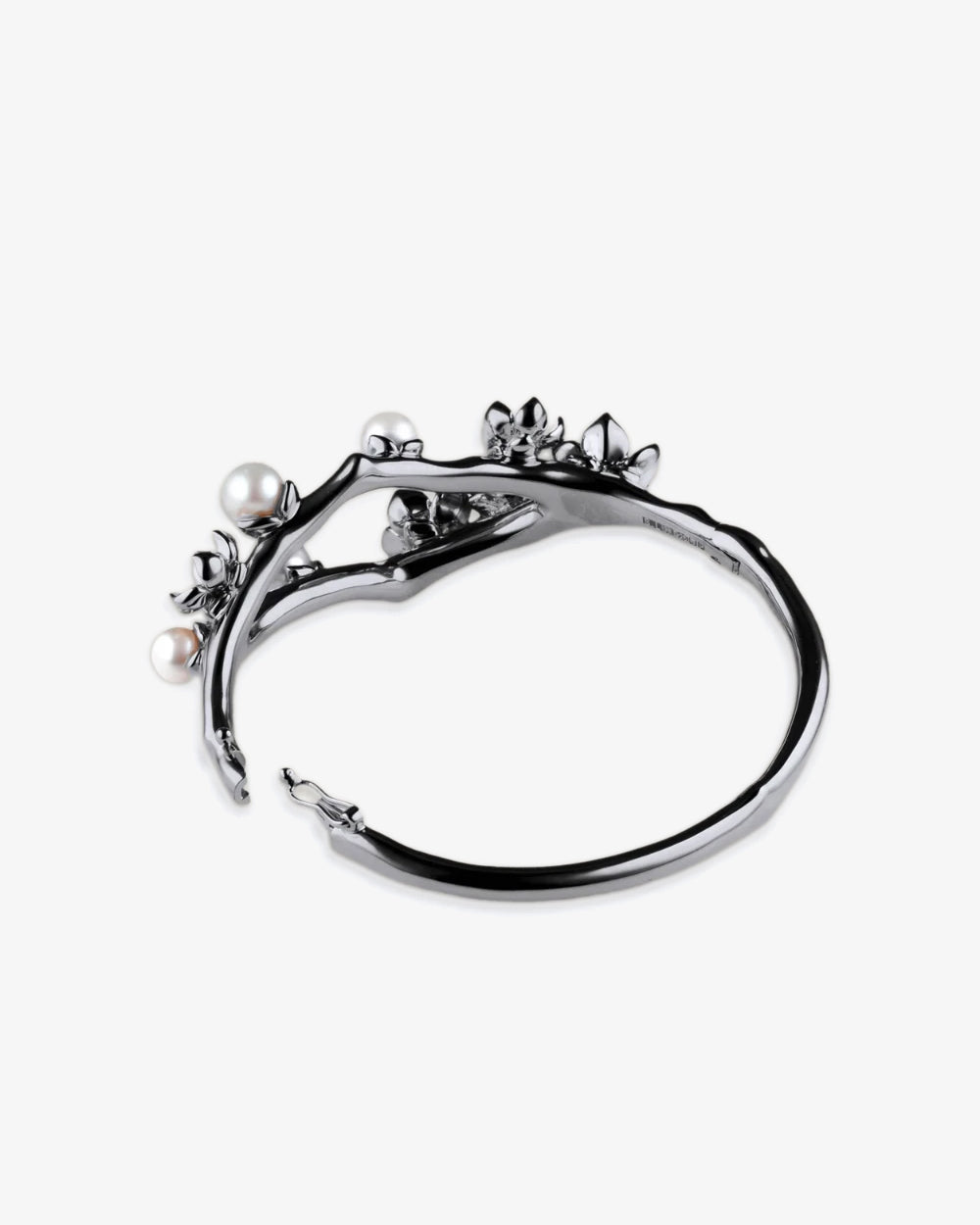 Shaun Leane Cherry Blossom Diamond and Pearl Bangle