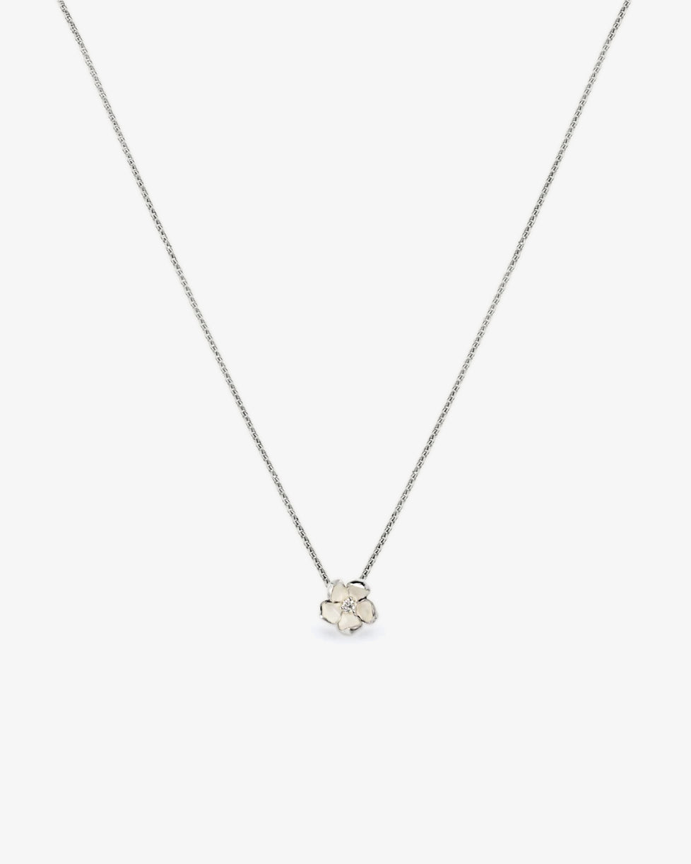 Shaun Leane Cherry Blossom Flower Posey Diamond Pendant